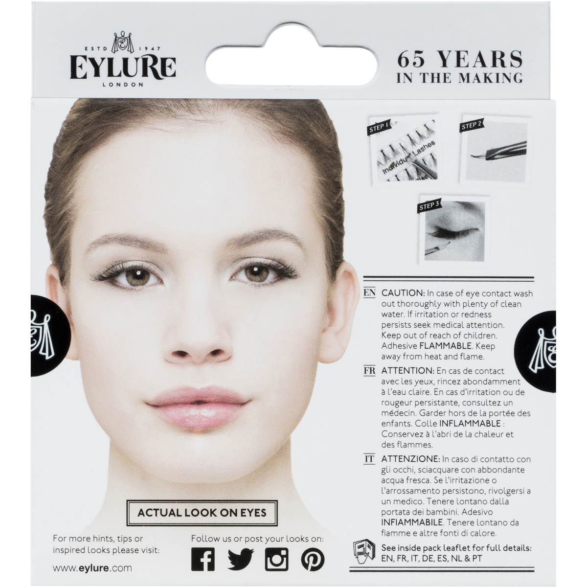 Eylure Prolash Eyelashes Ultra Natural 483 Woolworths