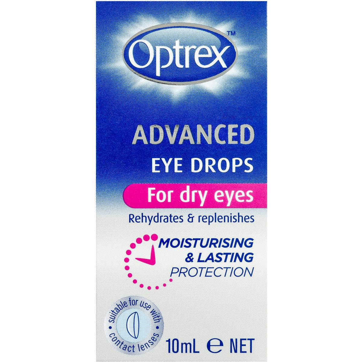 Optrex Advanced Eye Drops Dry Eyes 10ml 