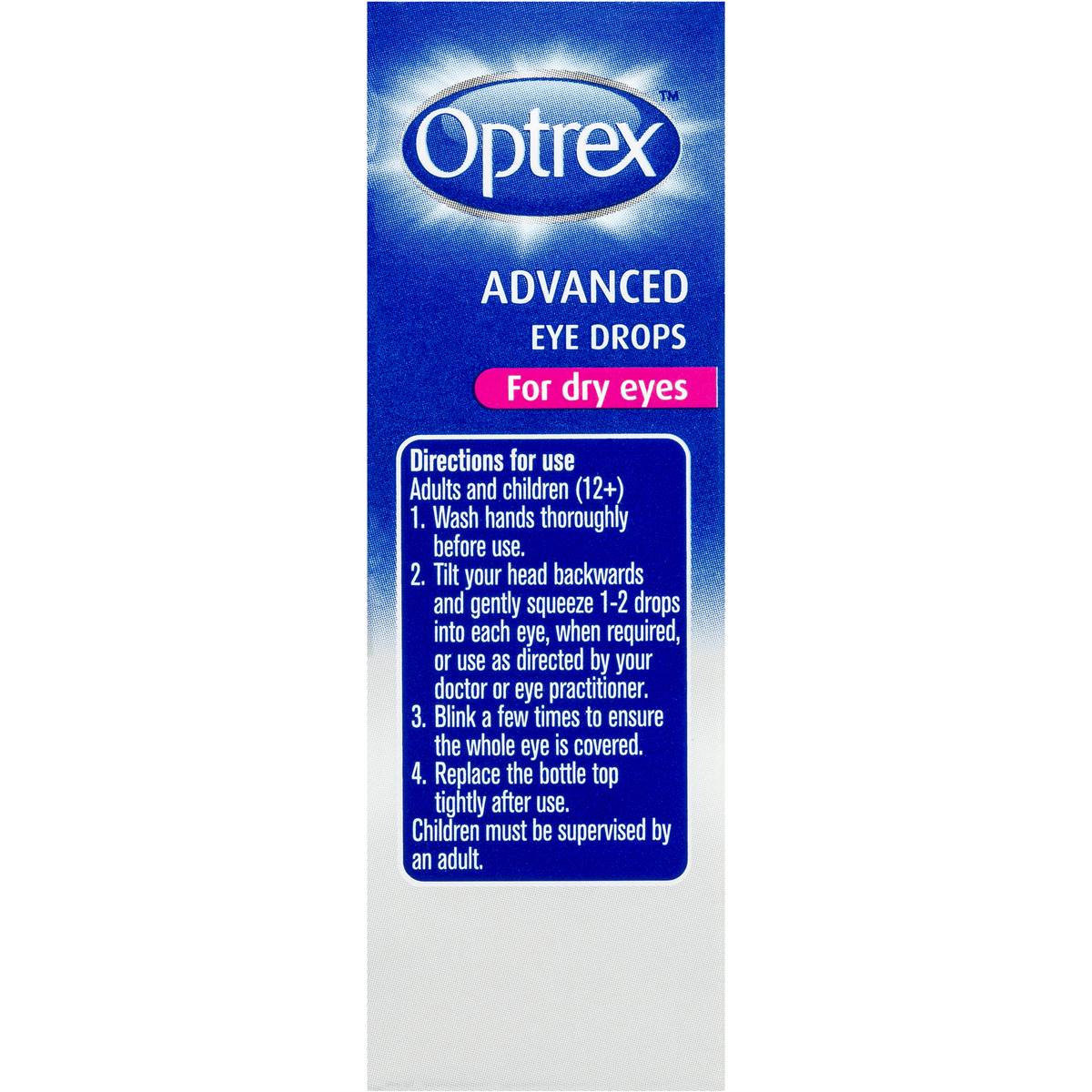 Optrex Advanced Eye Drops Dry Eyes 10ml Woolworths