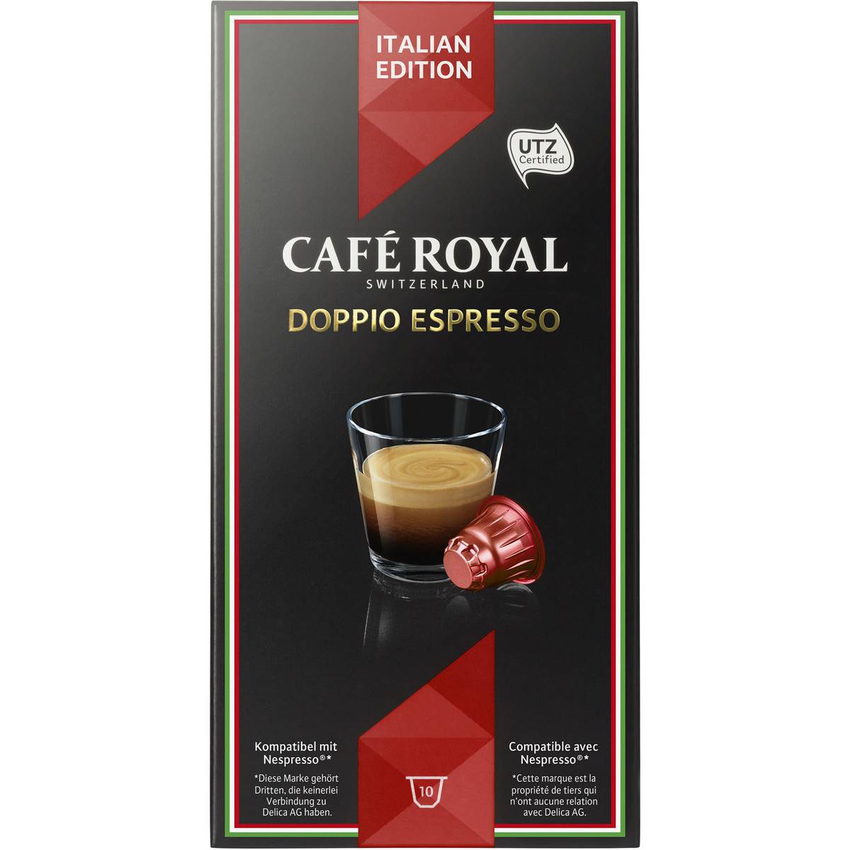 Cafe Royal Coffee Capsules Doppio Espresso 6 Pack Woolworths