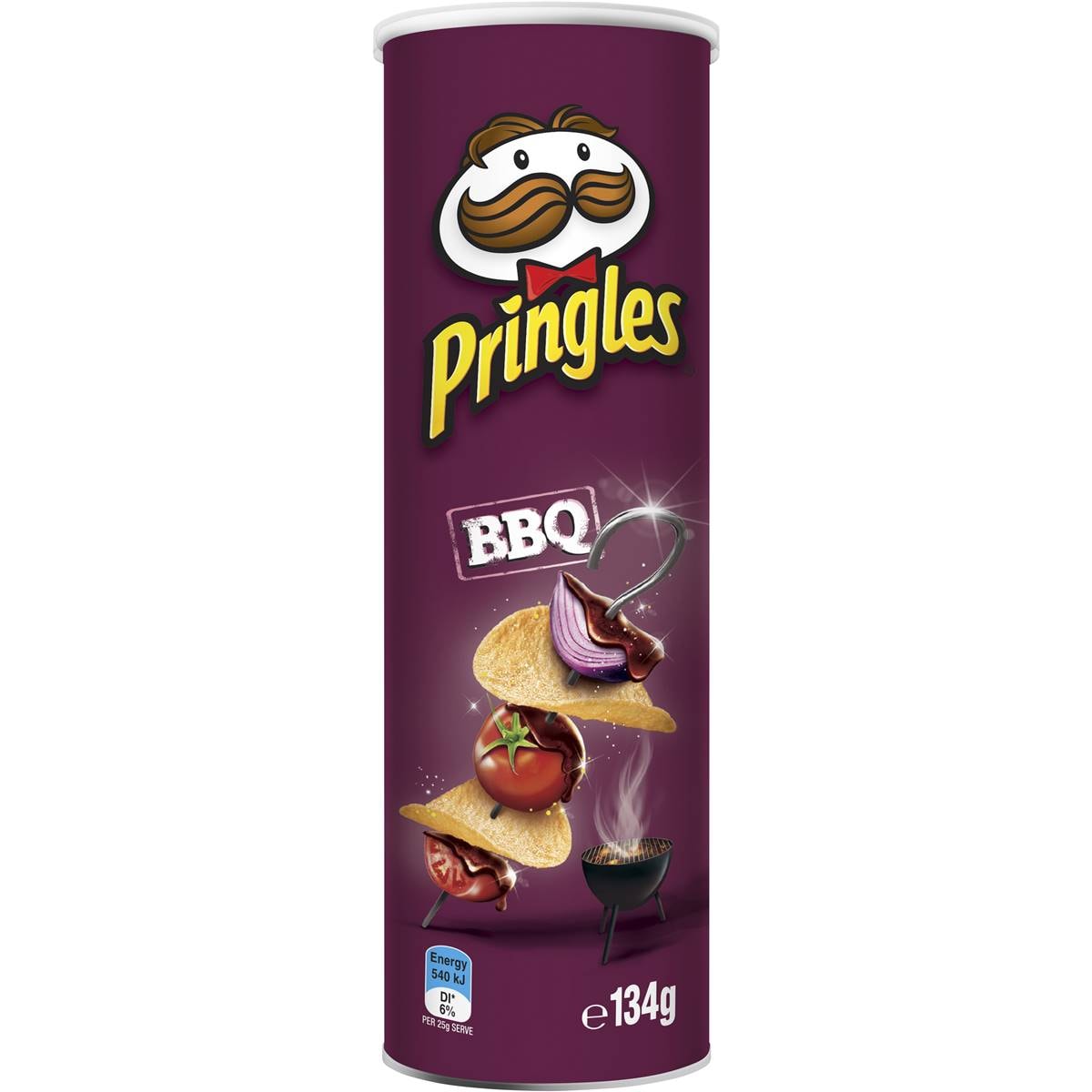 Pringles Barbeque Chips 134g Woolworths