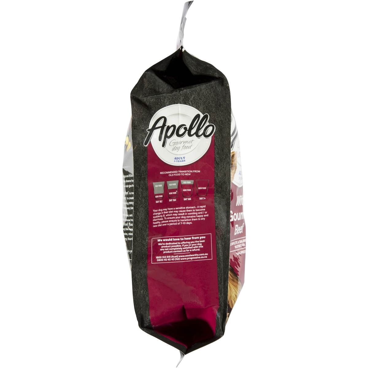 Apollo Dog Food Gourmet Beef 2kg Woolworths