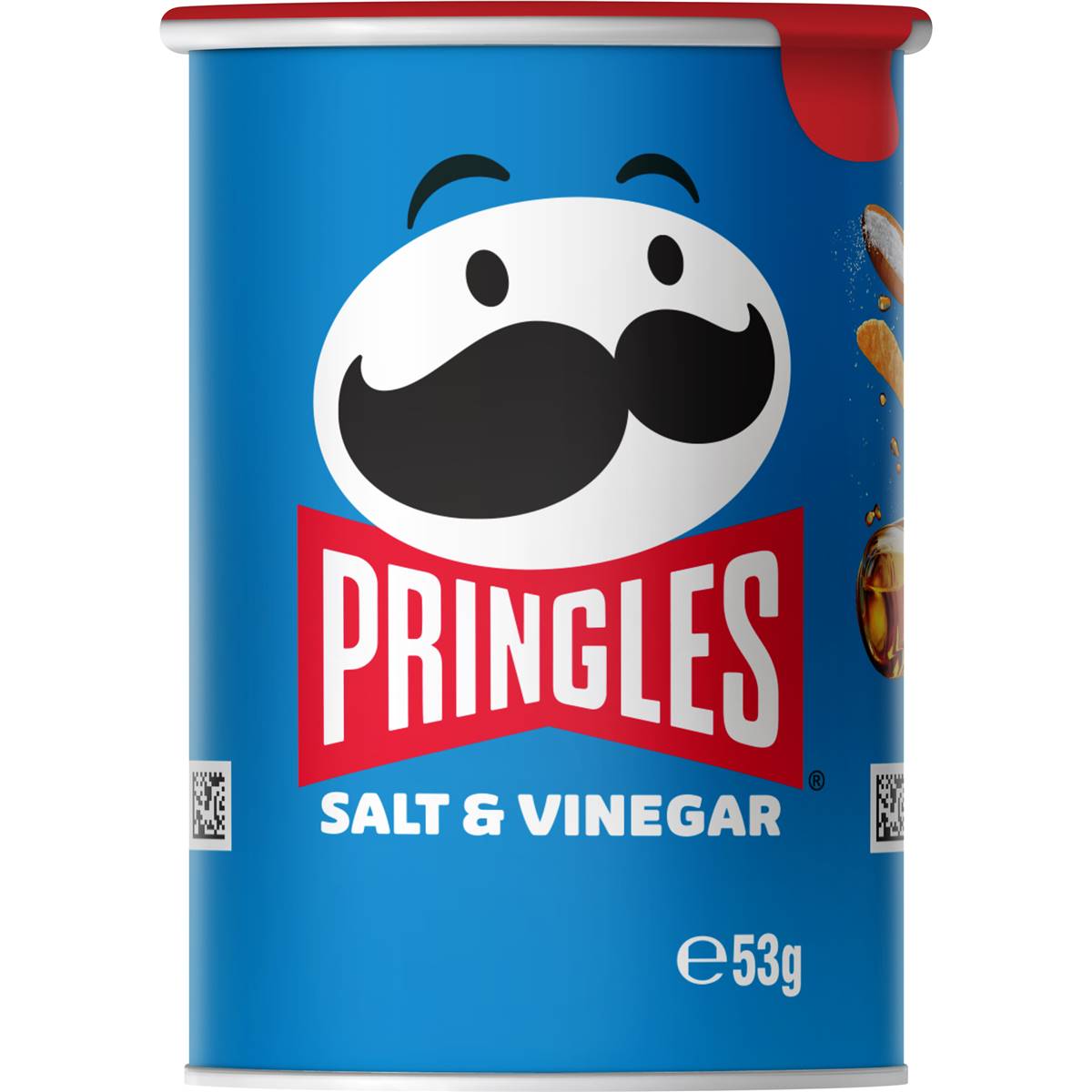 Pringles Salt & Vinegar Flavour Chips 53g | Woolworths