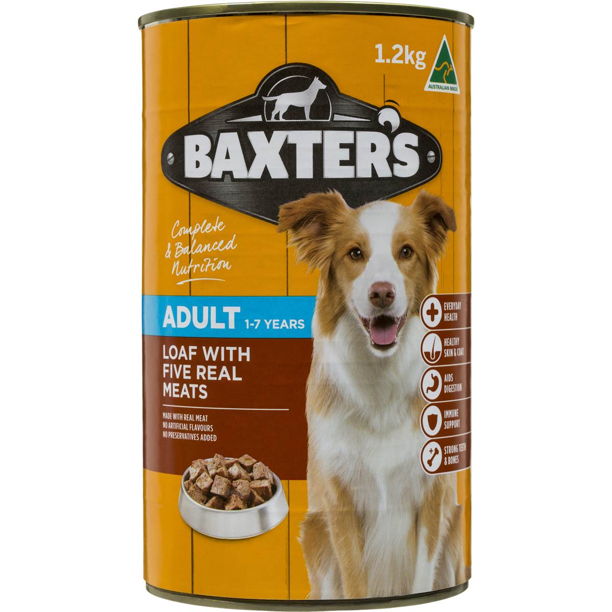 Baxter's Dog Food Loaf Five Meats 1.2kg Woolworths