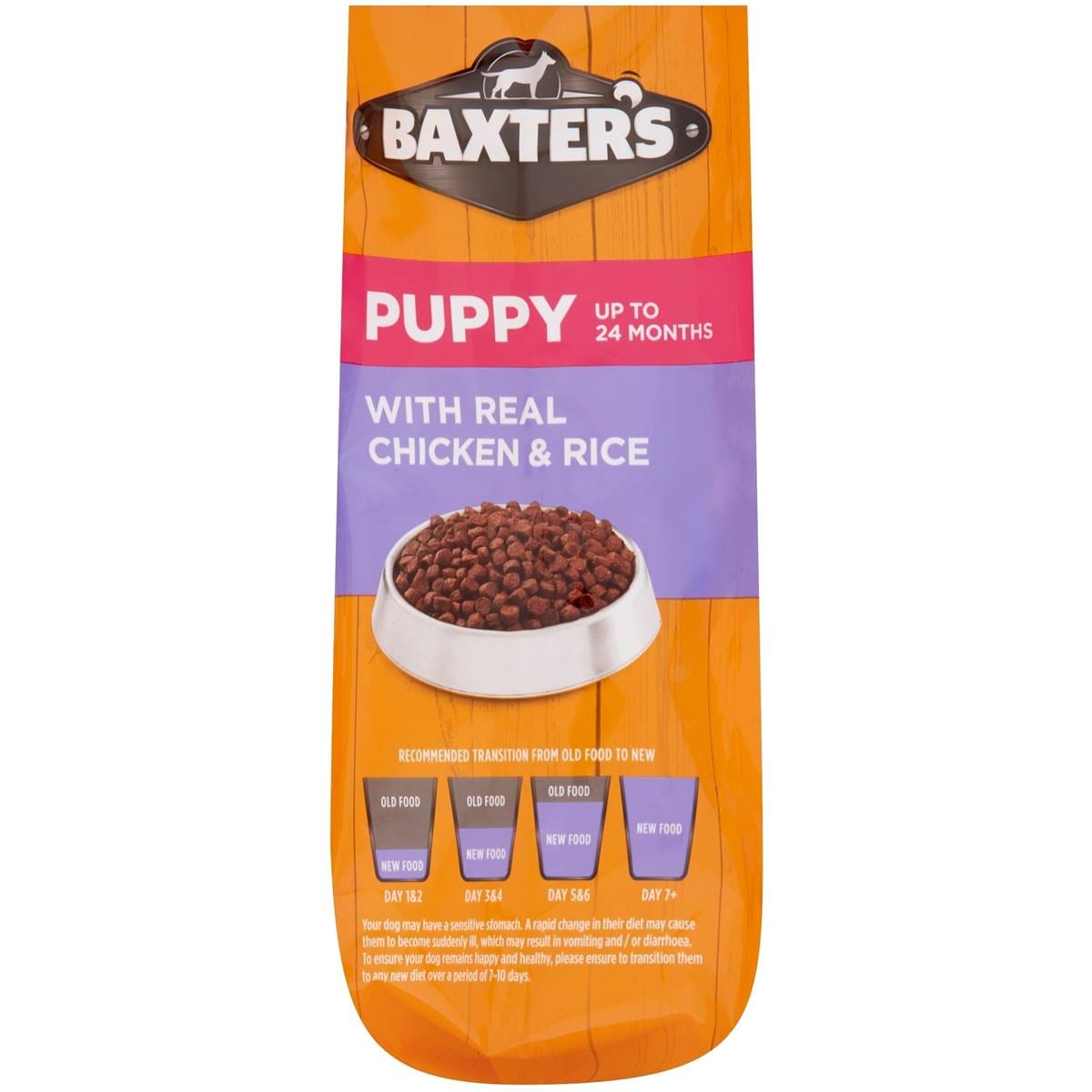 Baxter's Dog Food Puppy Chicken & Rice 3kg Woolworths