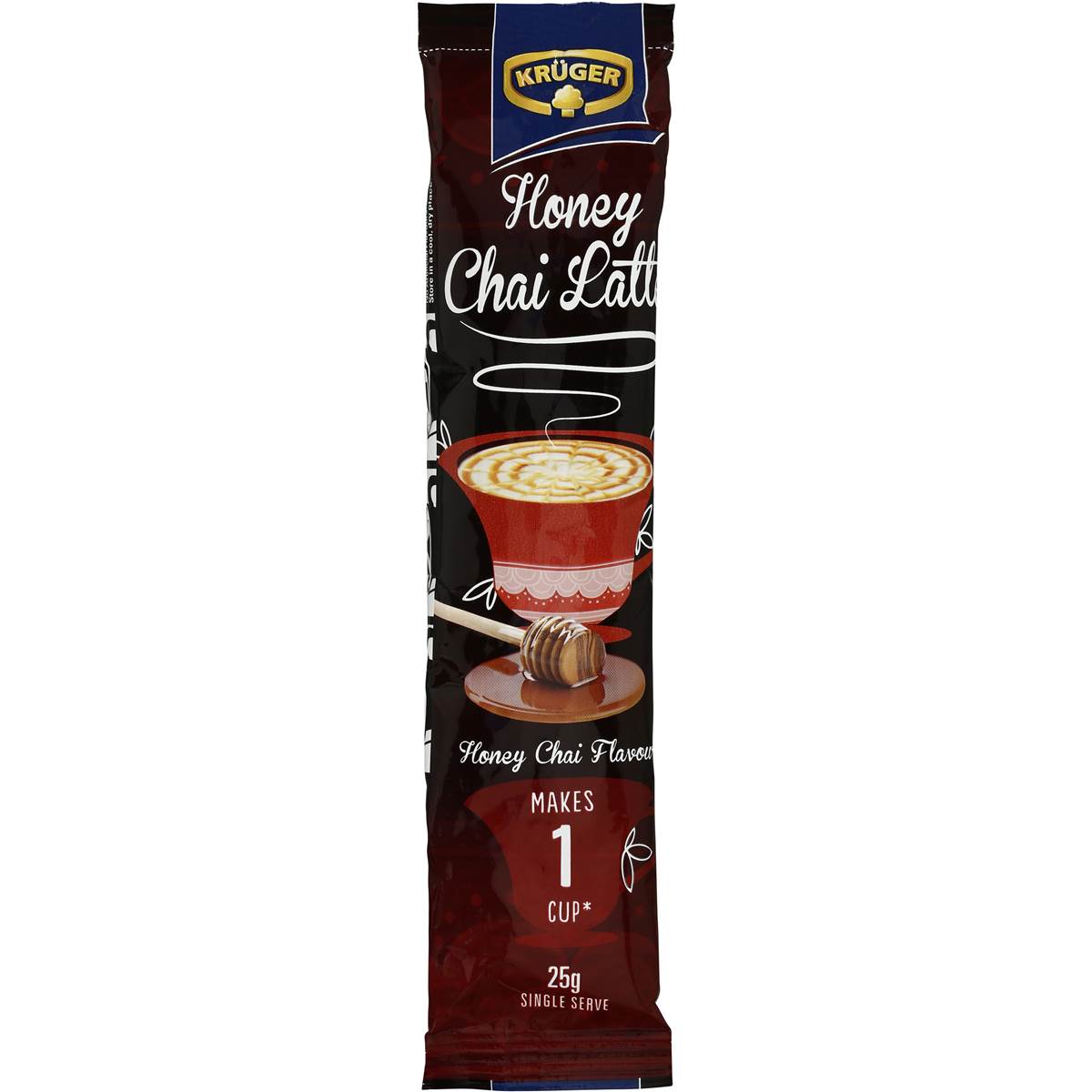 Kruger Coffee Sachets Honey Chai 25g Single Woolworths