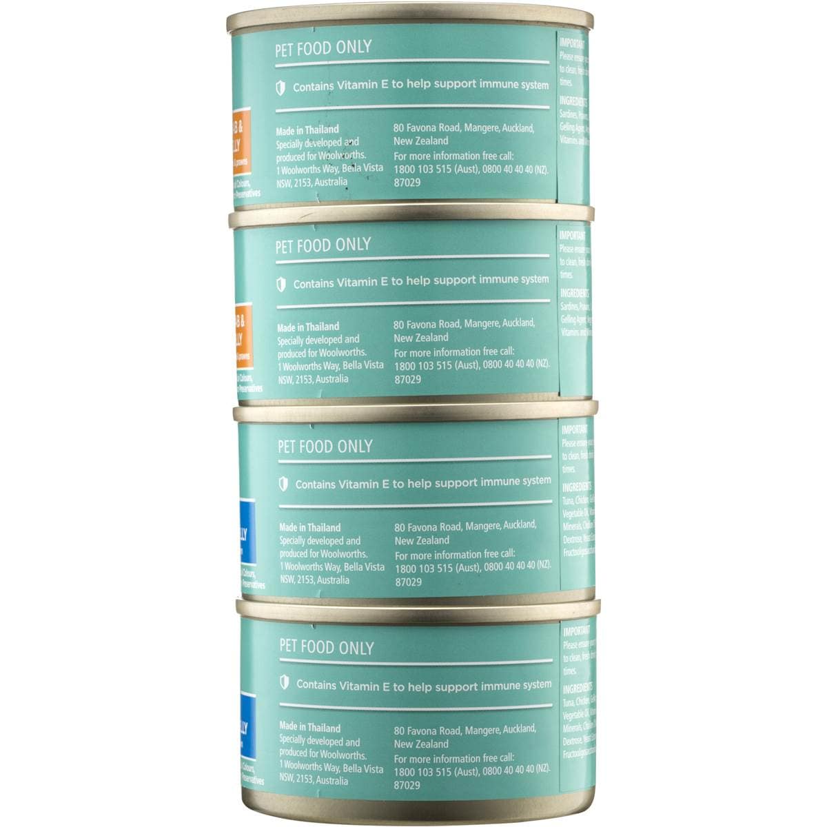 Smitten Cat Food Variety 4x85g Woolworths