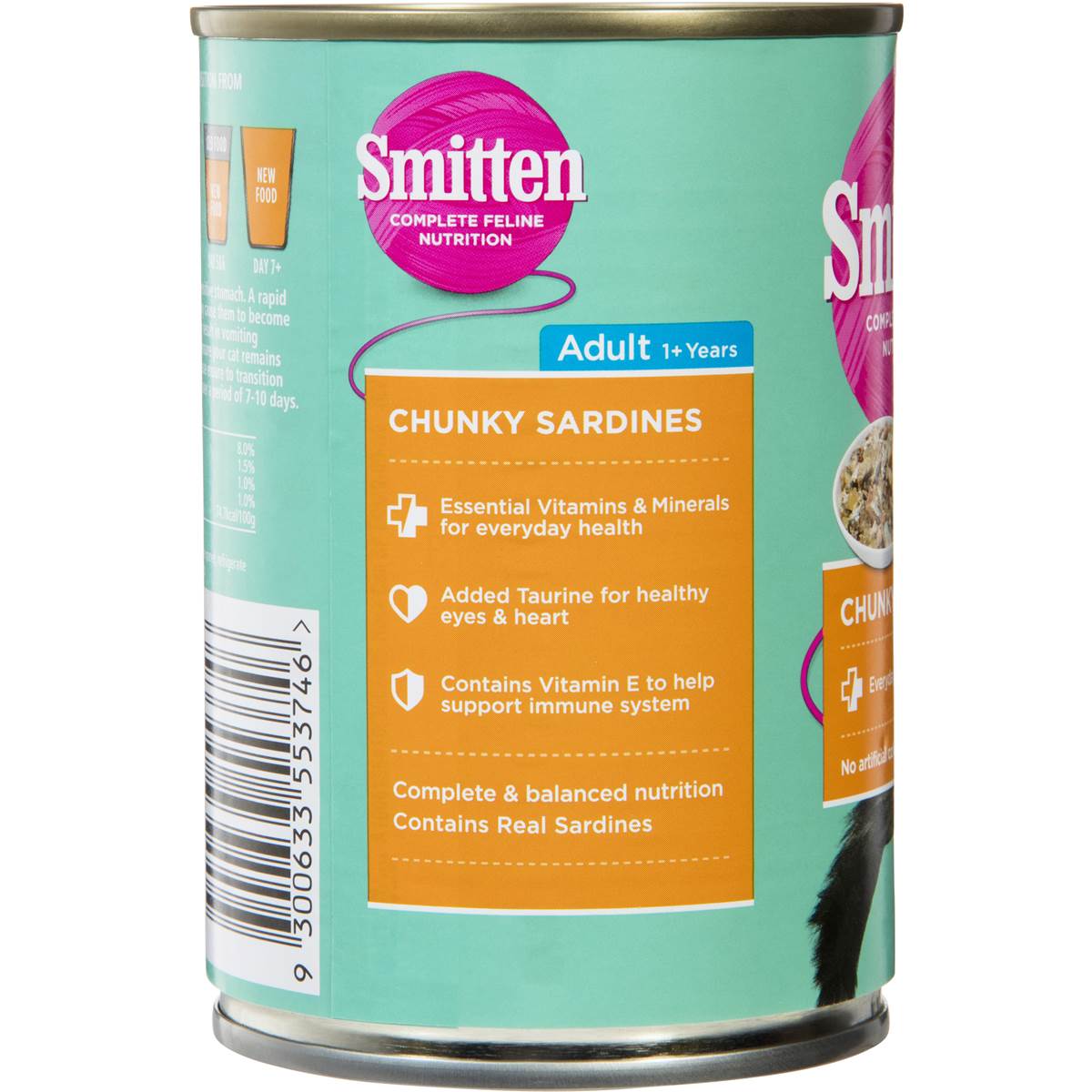 Smitten Cat Food Chunky Sardines 400g Woolworths