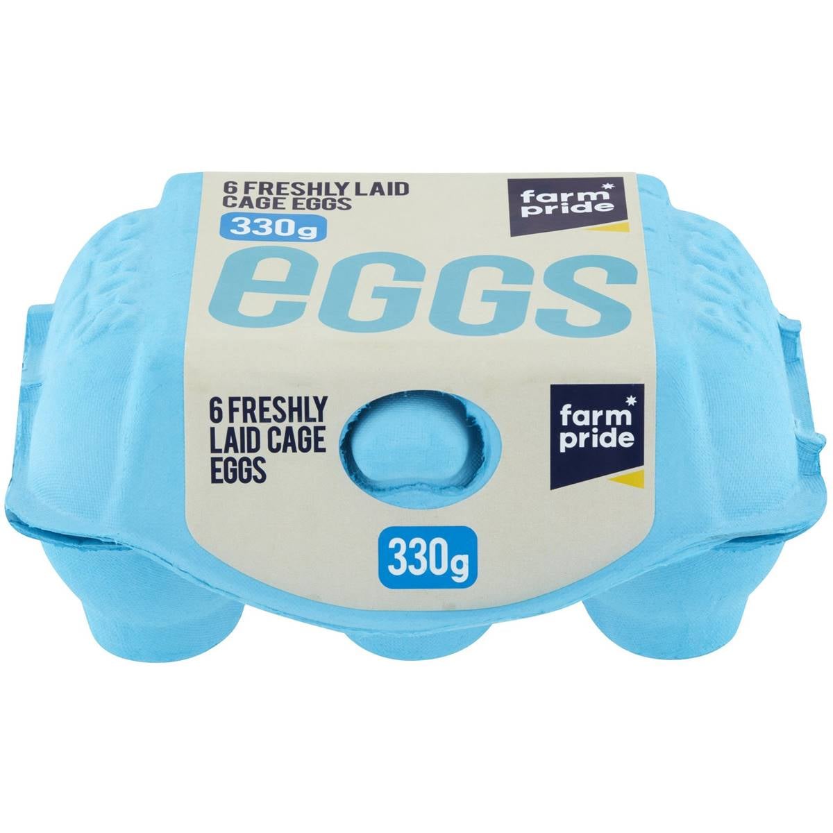 Farm Pride 6 Cage Eggs 330g Woolworths