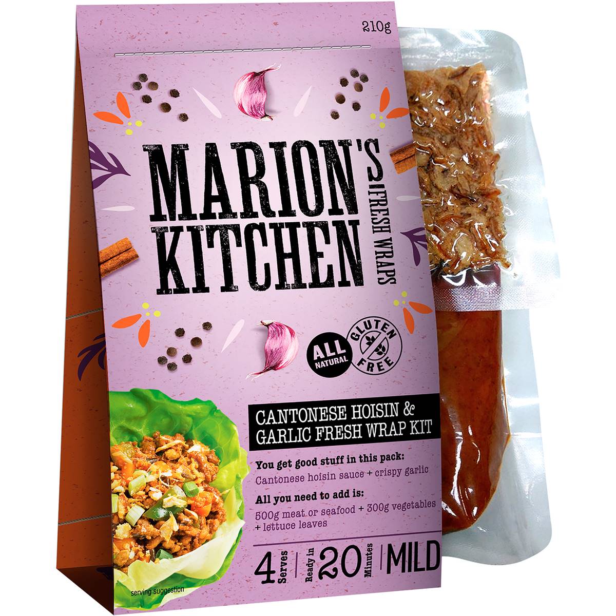 Marion's Kitchen Cantons Hoisin Wrap Kit 210g Woolworths