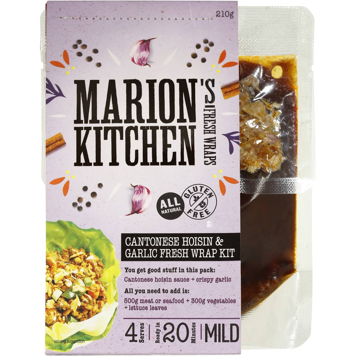 Marion's Kitchen Cantons Hoisin Wrap Kit 210g Woolworths