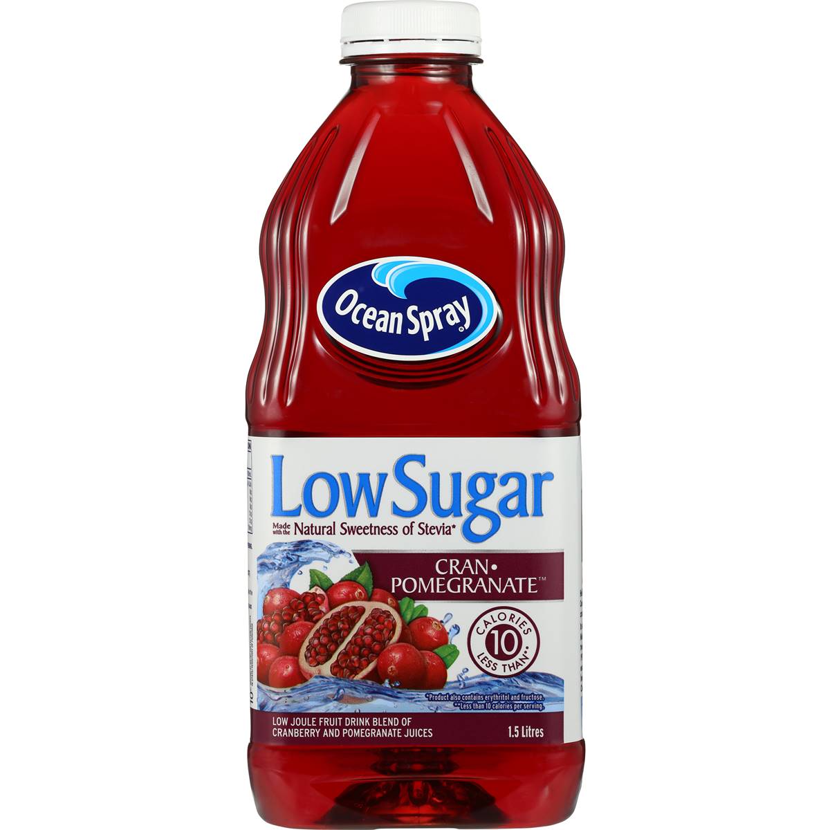 Ocean Spray Low Sugar Cranberry Juice With Pomegranate 1.5l Woolworths