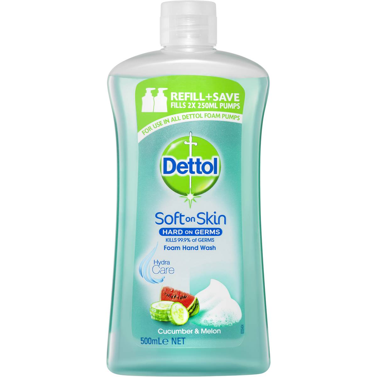 Dettol Foam Body Wash Cucumber Refill 500ml Woolworths