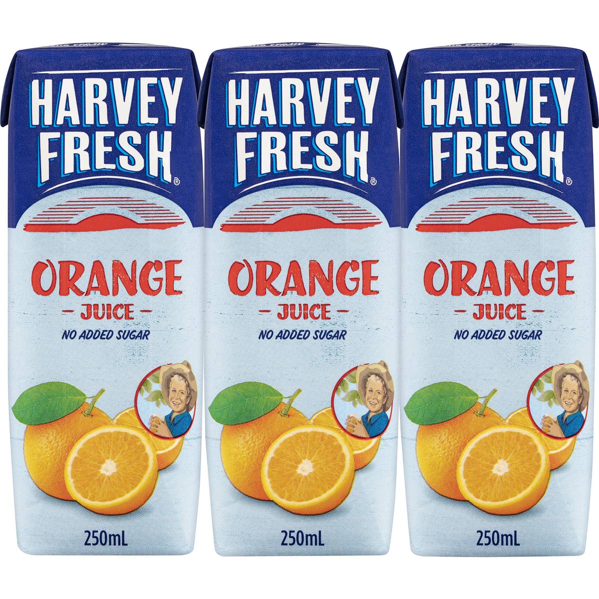 Harvey Fresh Orange Juice 250ml X 6 Pack Woolworths