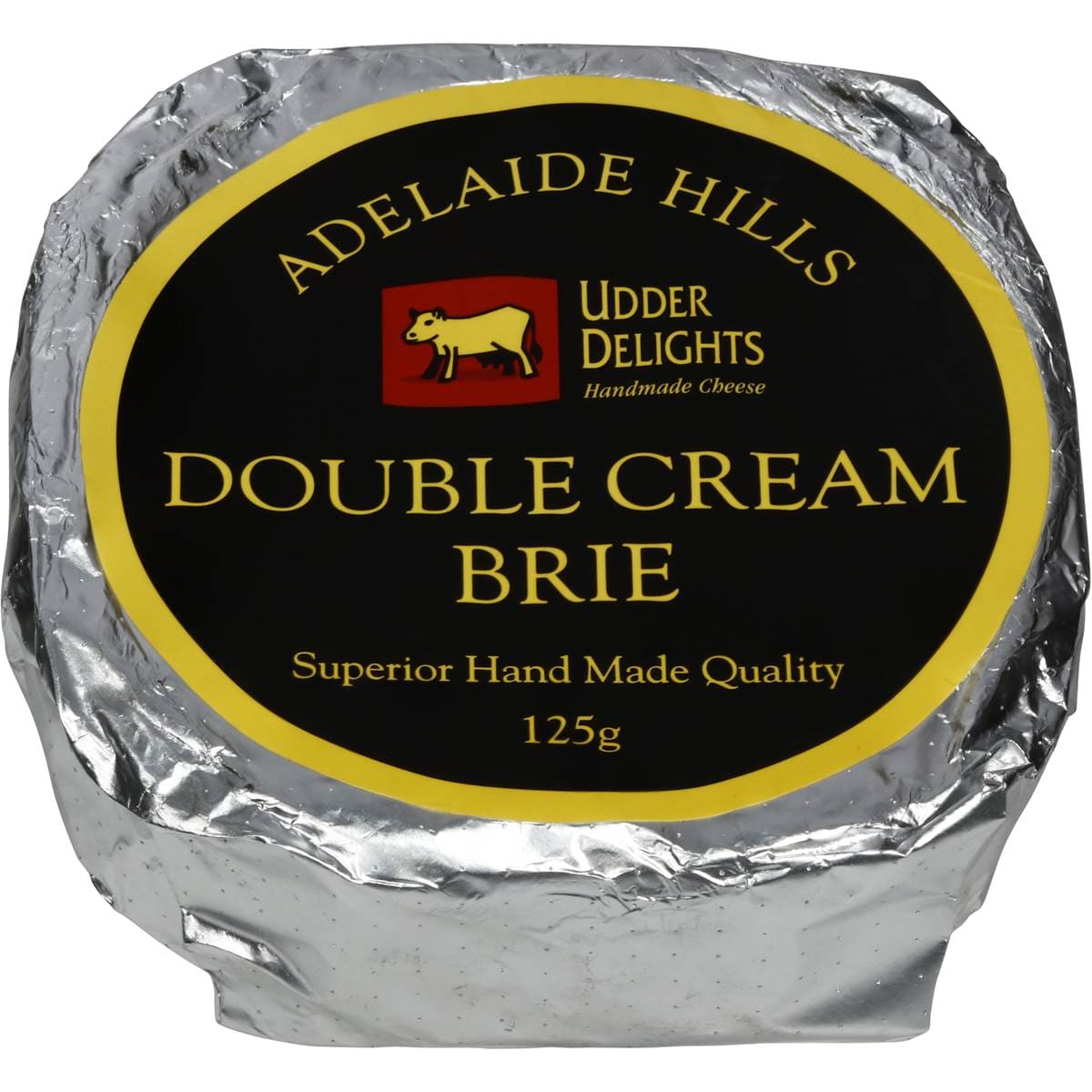 Udder Delights Adelaide Hills Double Cream Brie 125g Woolworths