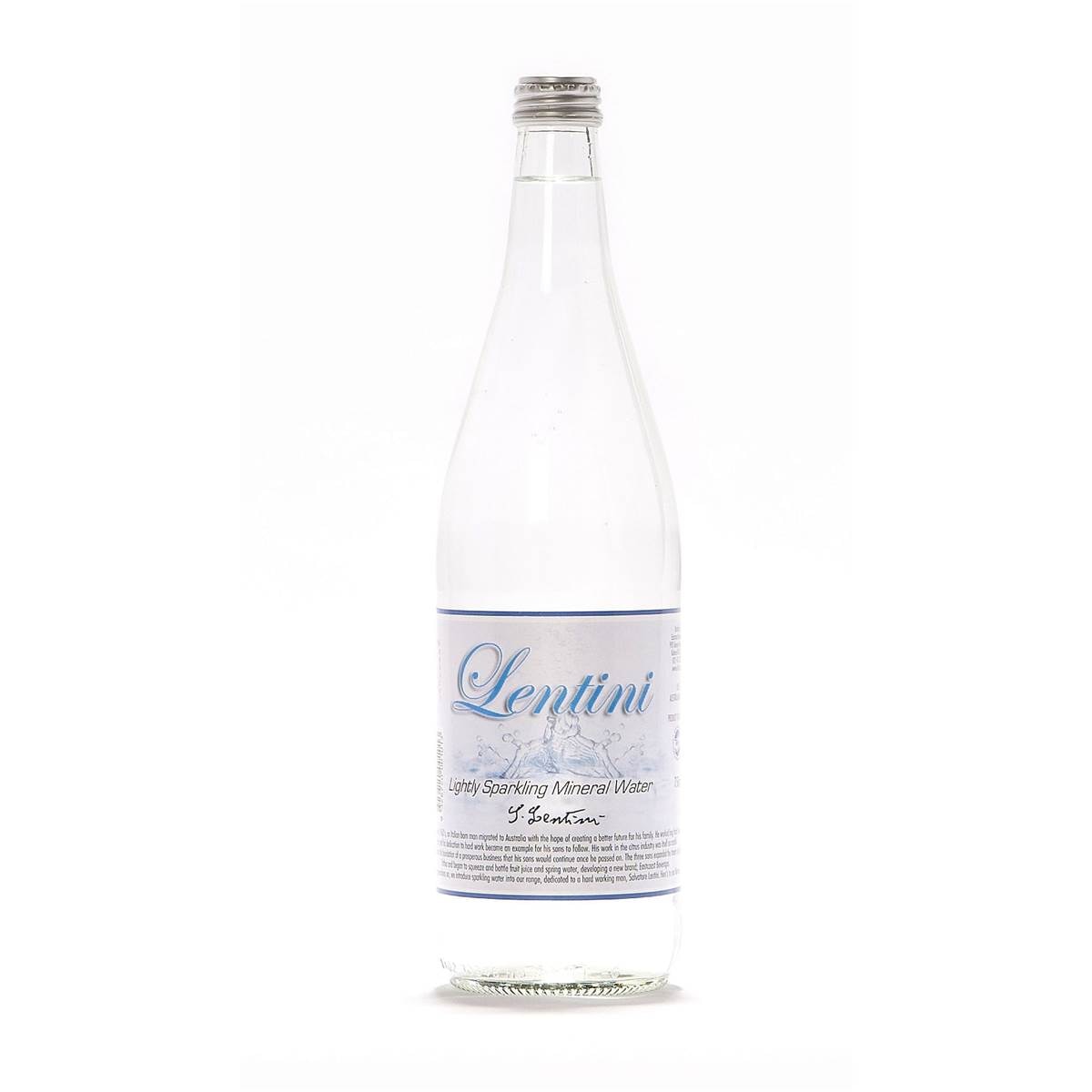 Lentini Sparkling Spring Water 