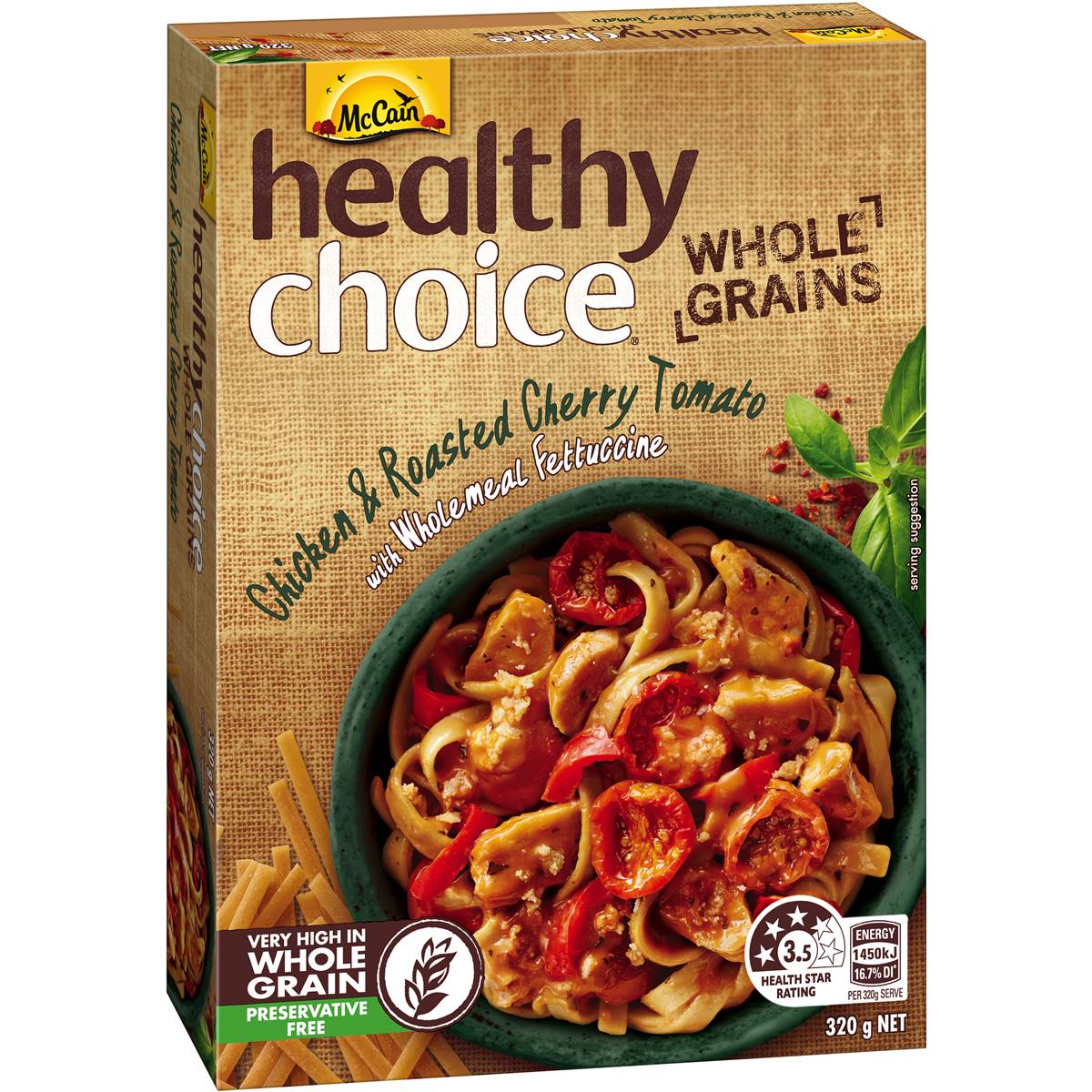 Mccain Healthy Choice Wholegrain Frozen Meal Chicken & Tomato 320g ...