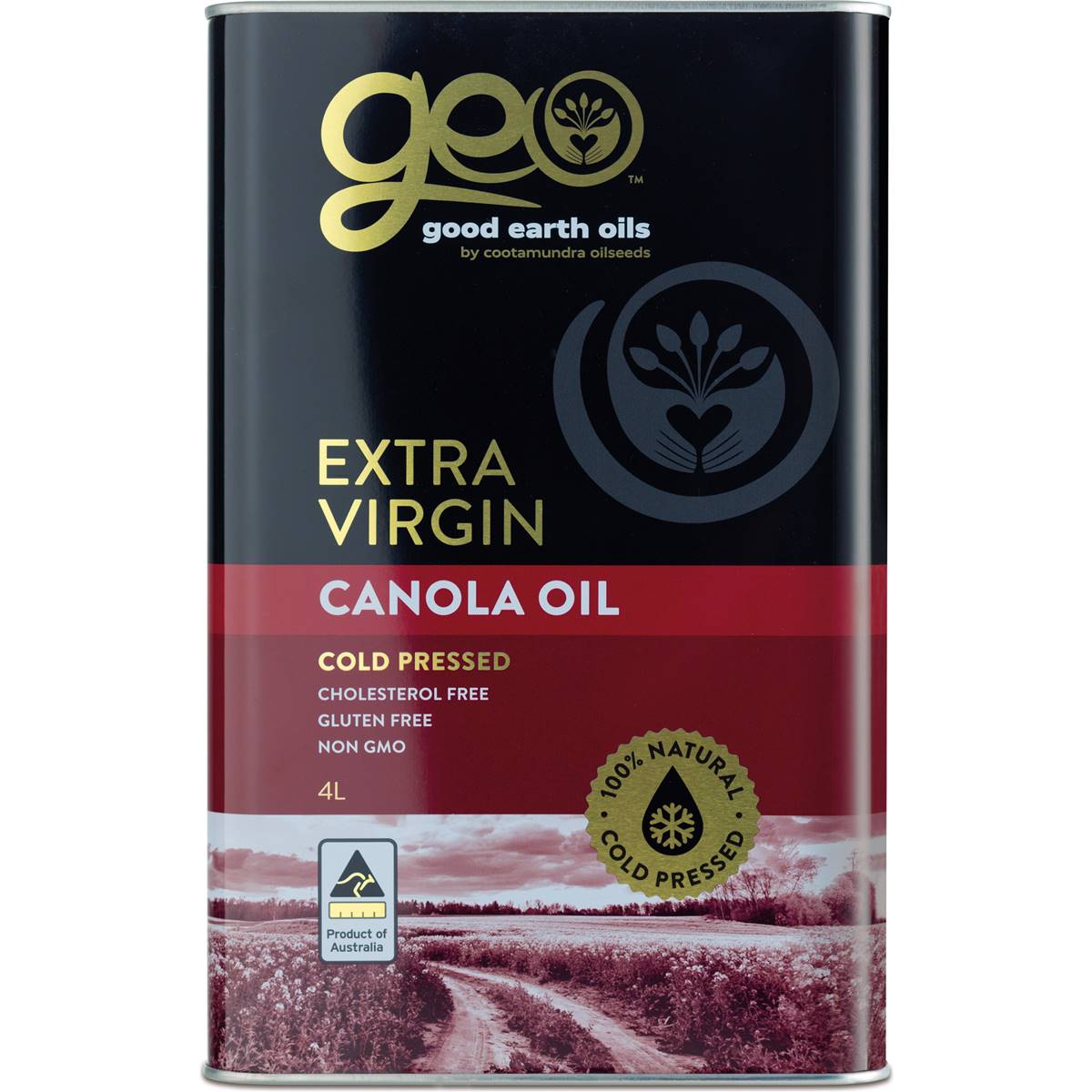 Geo Extra Virgin Canola Oil Cold Pressed 4l Woolworths