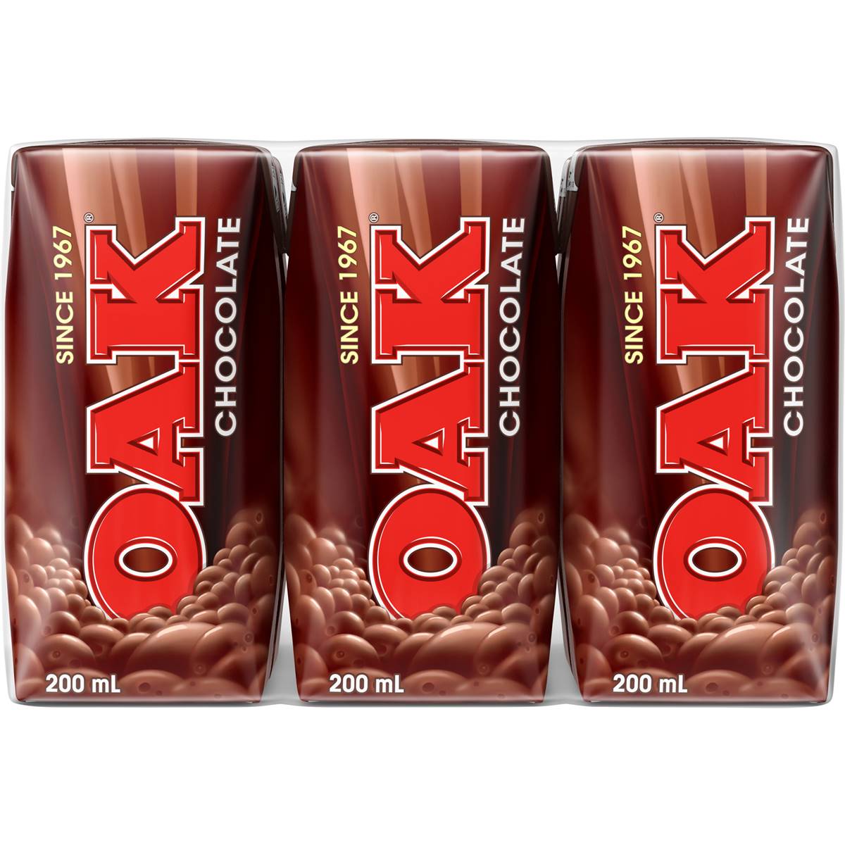 Oak Chocolate Milk 200ml X 6 Pack | Woolworths