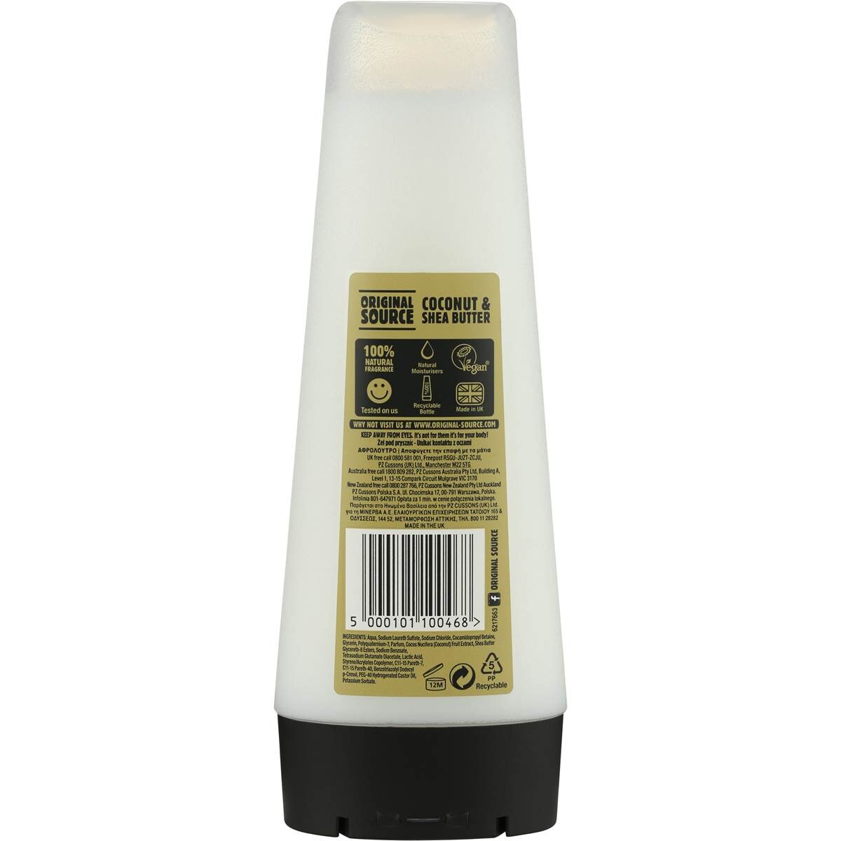 Original Source Body Wash Coconut & Shea Butter 250ml Woolworths