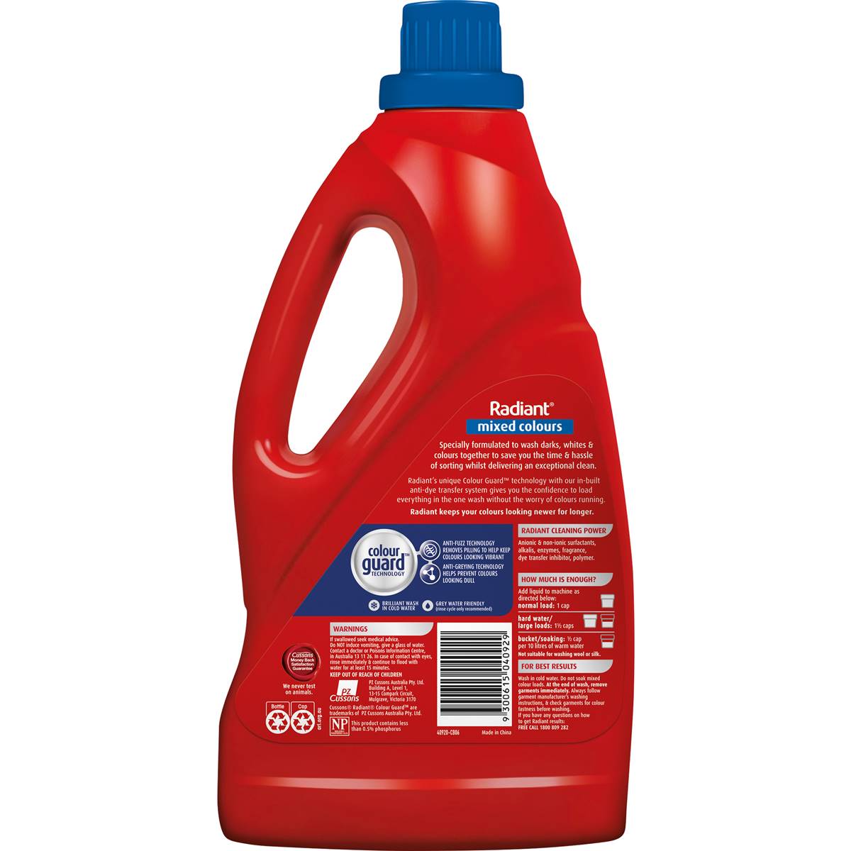 Radiant No Sort Laundry Liquid Front & Top Loader 2l Woolworths