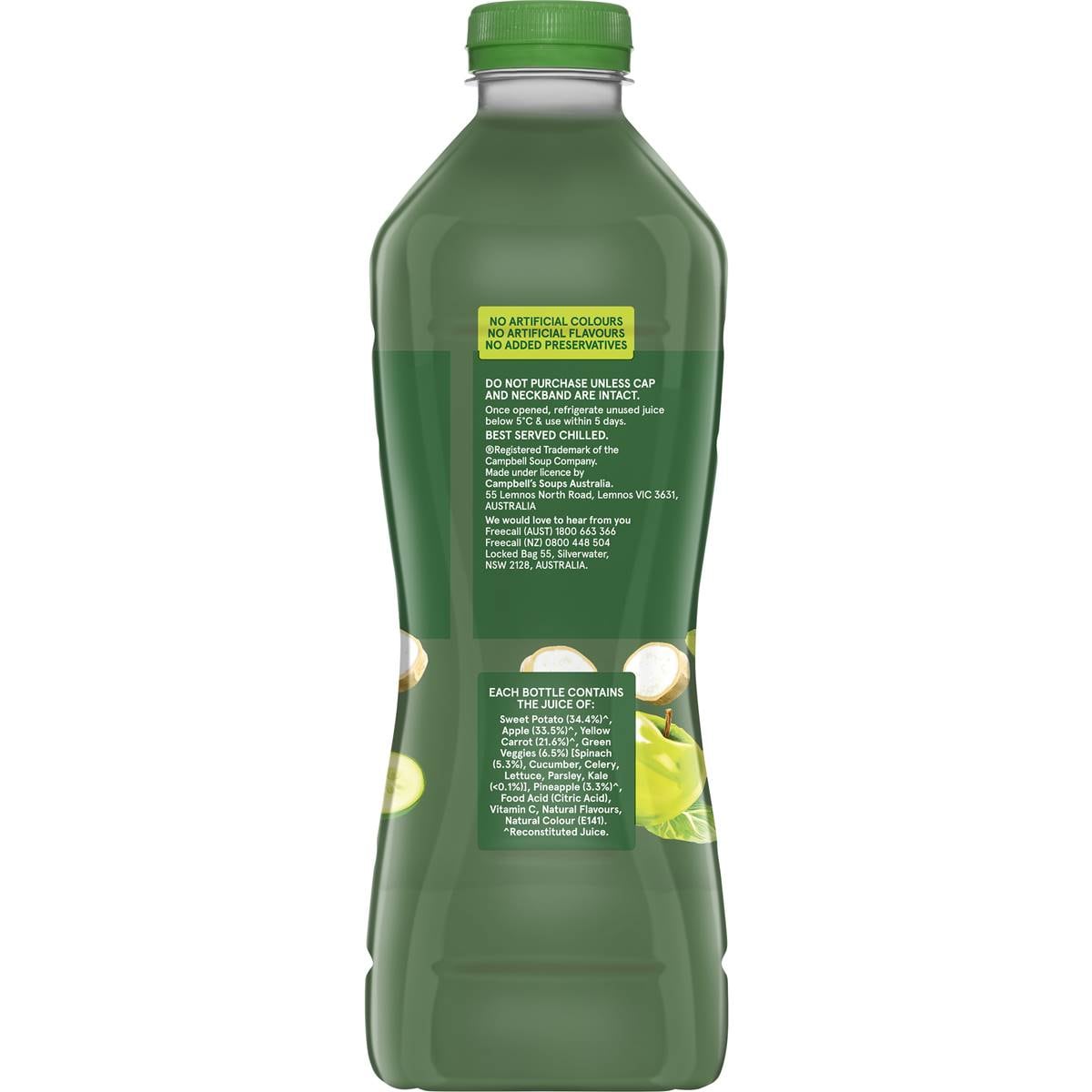 V8 Power Blend Juice Healthy Greens 1.25l Woolworths