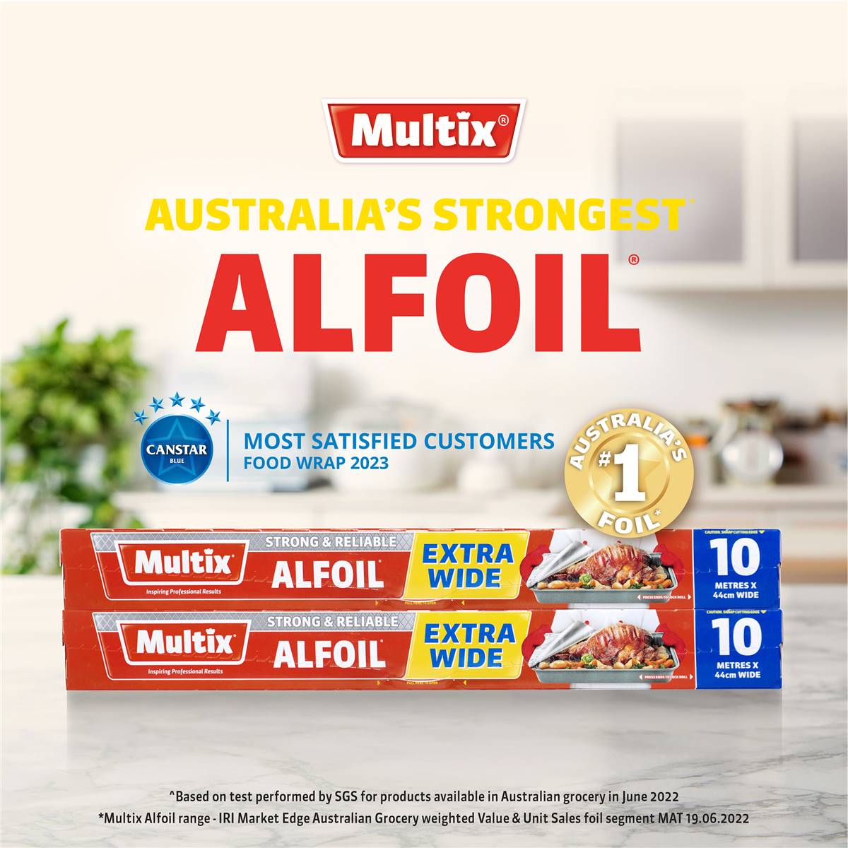 Multix Aluminium Foil Extra Wide 10m | Woolworths