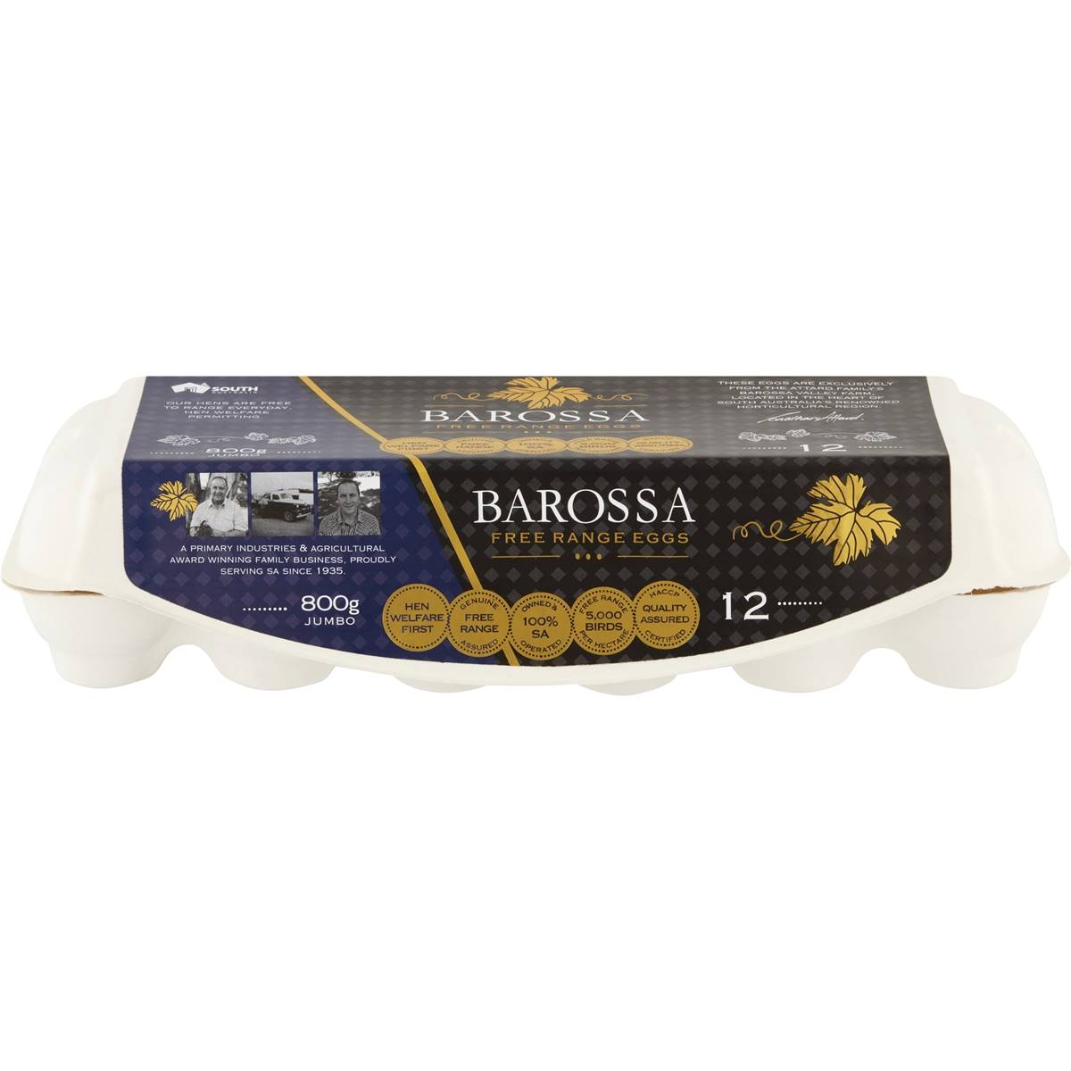 Barossa Fine Foods 12 Jumbo Free Range Eggs