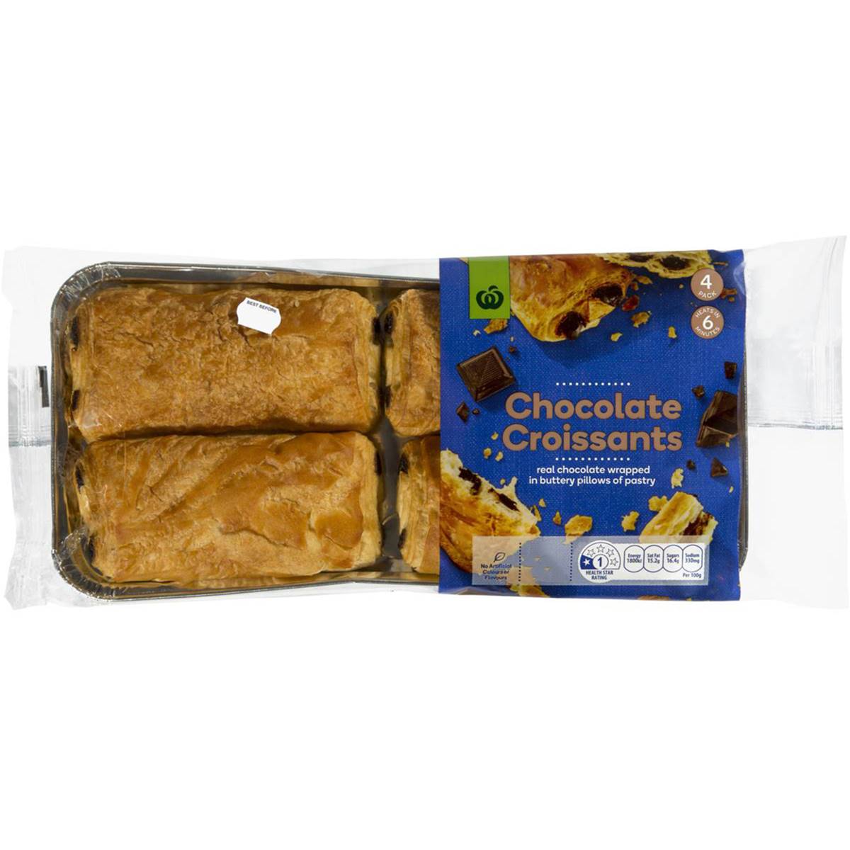 Woolworths Chocolate Croissants 260g Woolworths