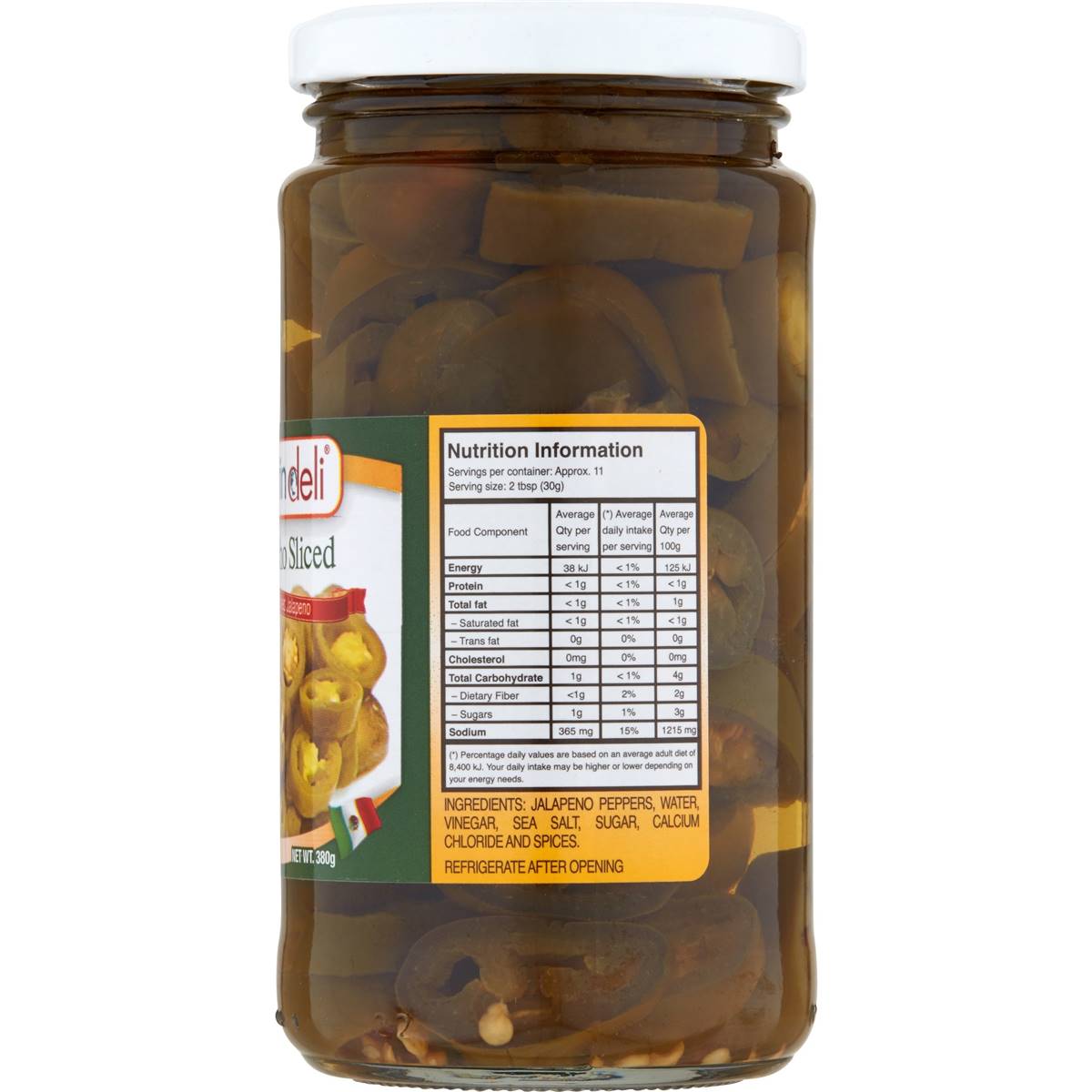 Latin Deli Nacho Sliced Pickled Jalapenos 380g Woolworths