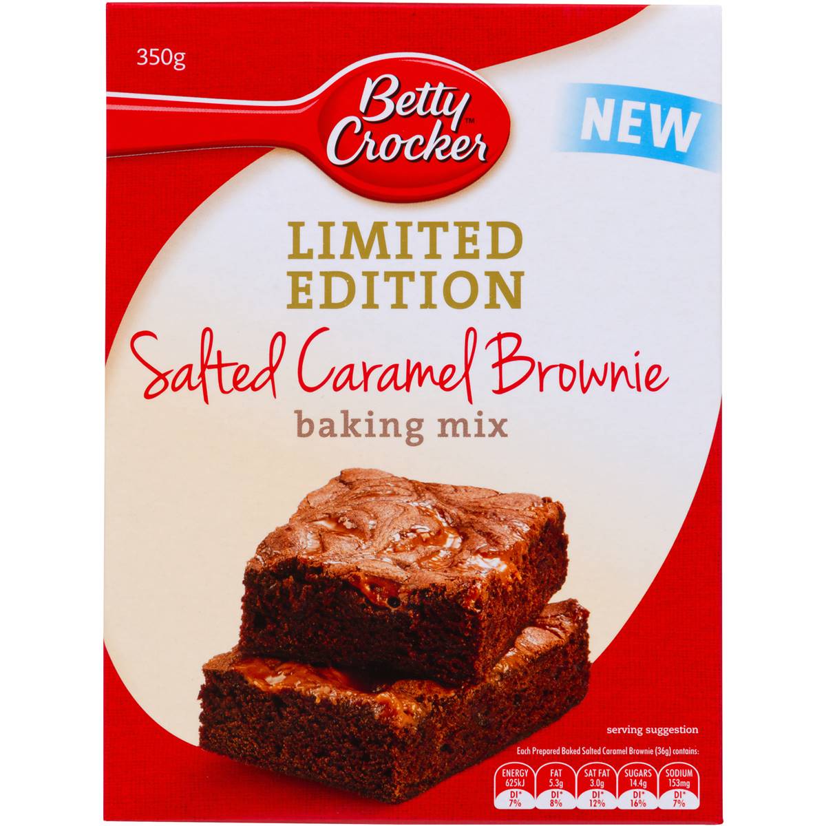 Betty Crocker Salted Caramel Brownie Mix 350g Woolworths