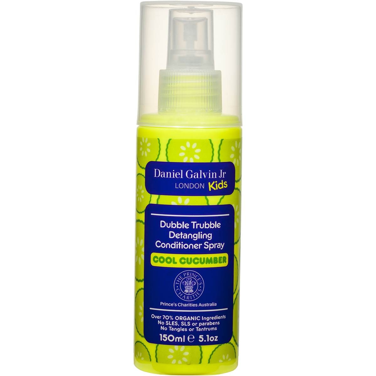 Dubble Trubble Cool Cucumber Organic Detangling Hair Spray 150ml