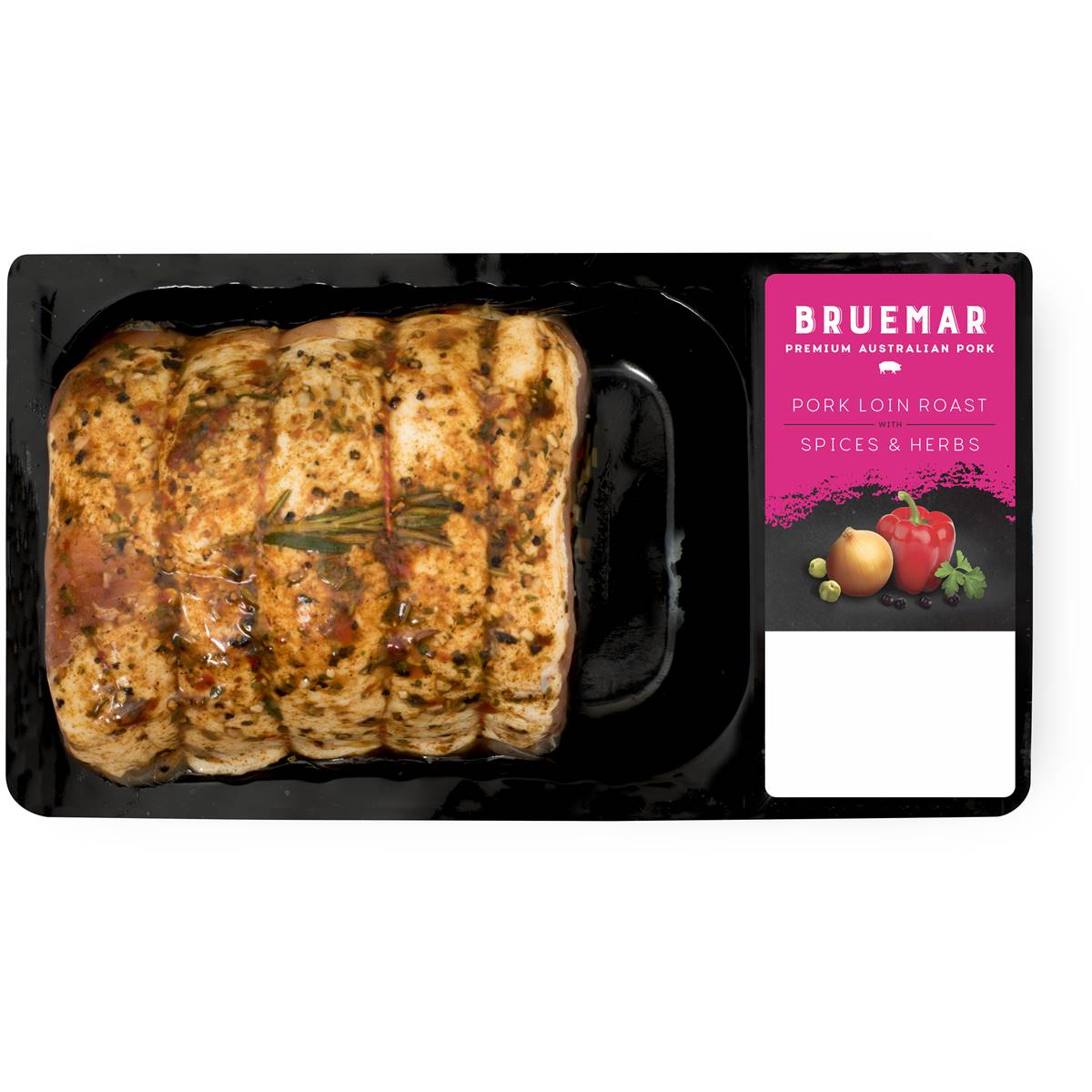 Bruemar Pork Loin Roast With Spices And Herbs 500g 800g Woolworths