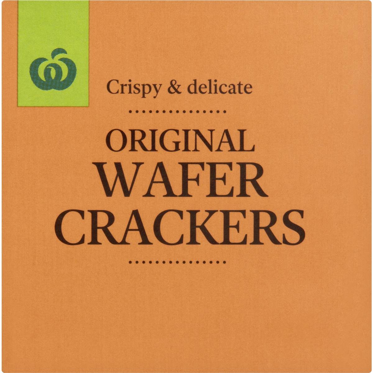 Woolworths Original Wafer Crackers 100g Woolworths