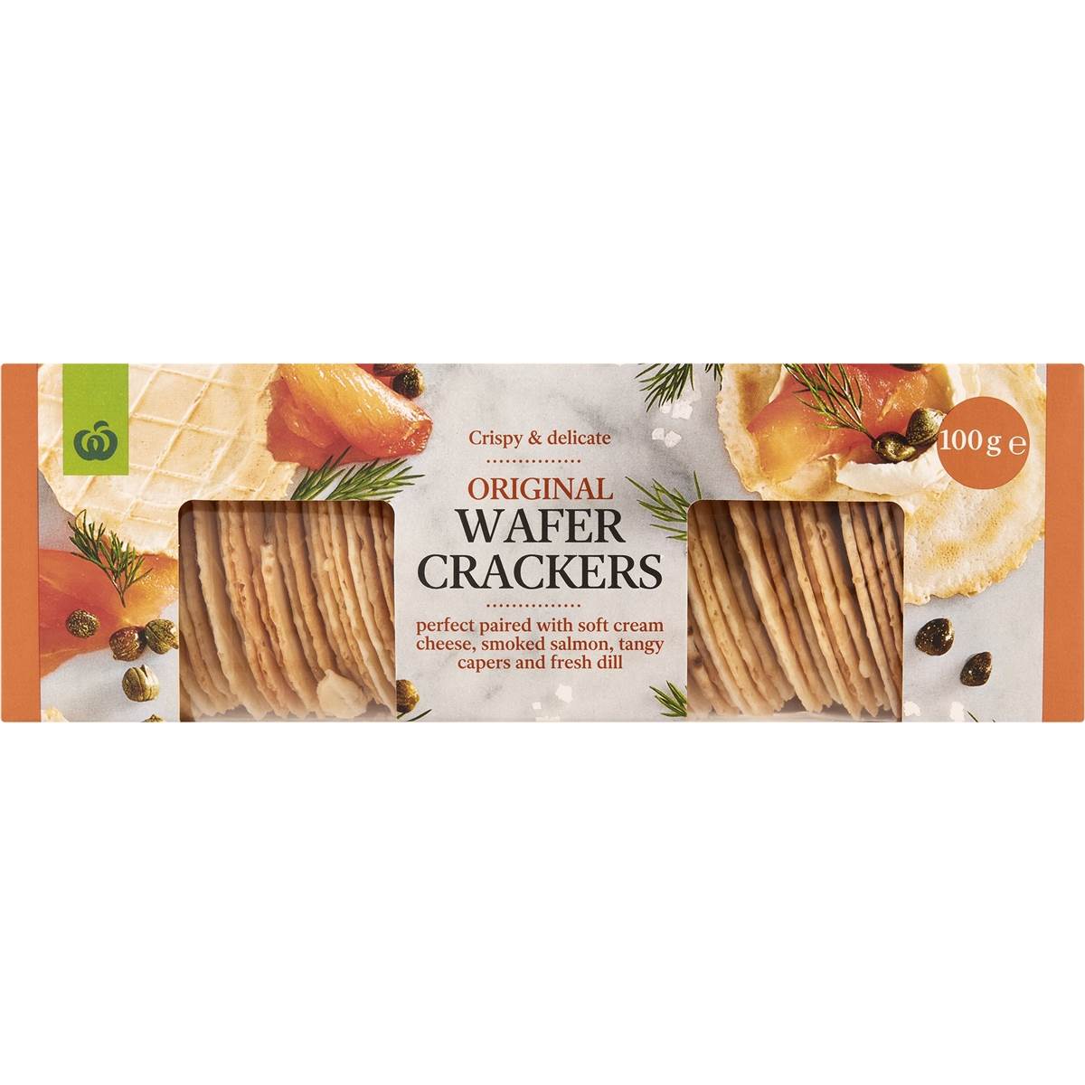 Woolworths Original Wafer Crackers 100g Woolworths