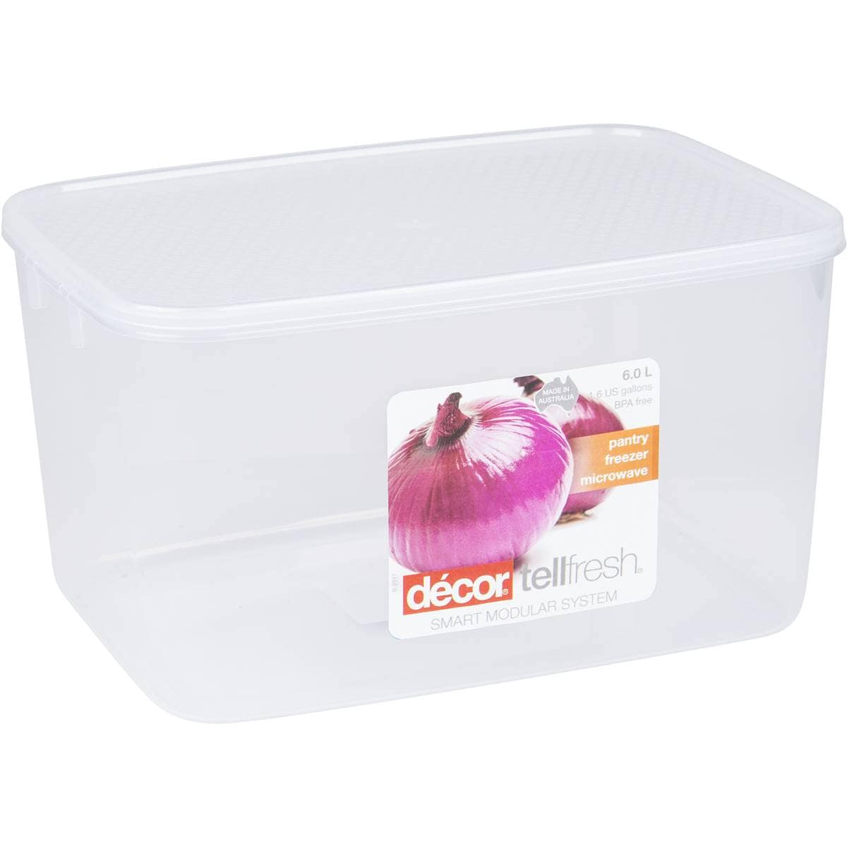 Decor Tellfresh Container Oblong 6l Each Woolworths