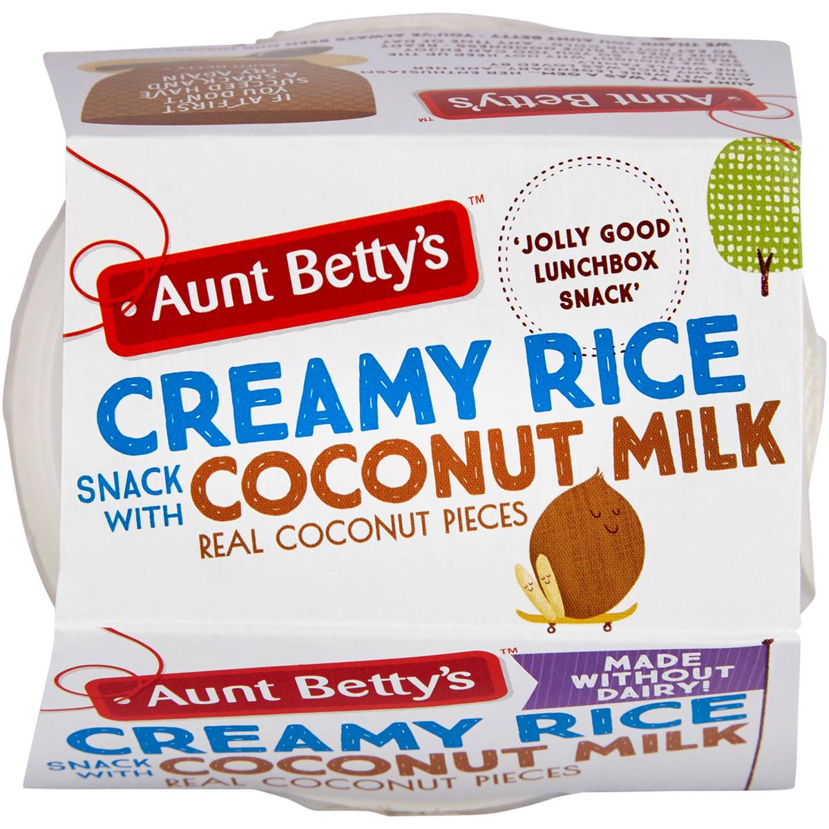 Aunt Betty's Creamy Rice Dairy Free Coconut Milk 240g Woolworths