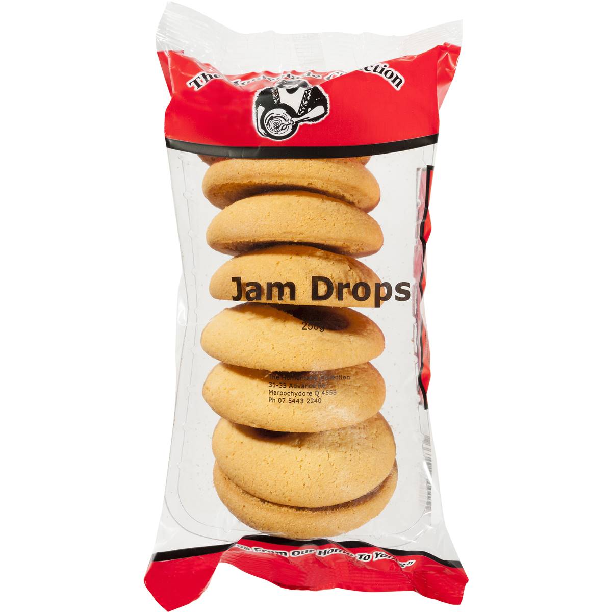 The Homemade Collection Cookies Jam Drops 250g Woolworths