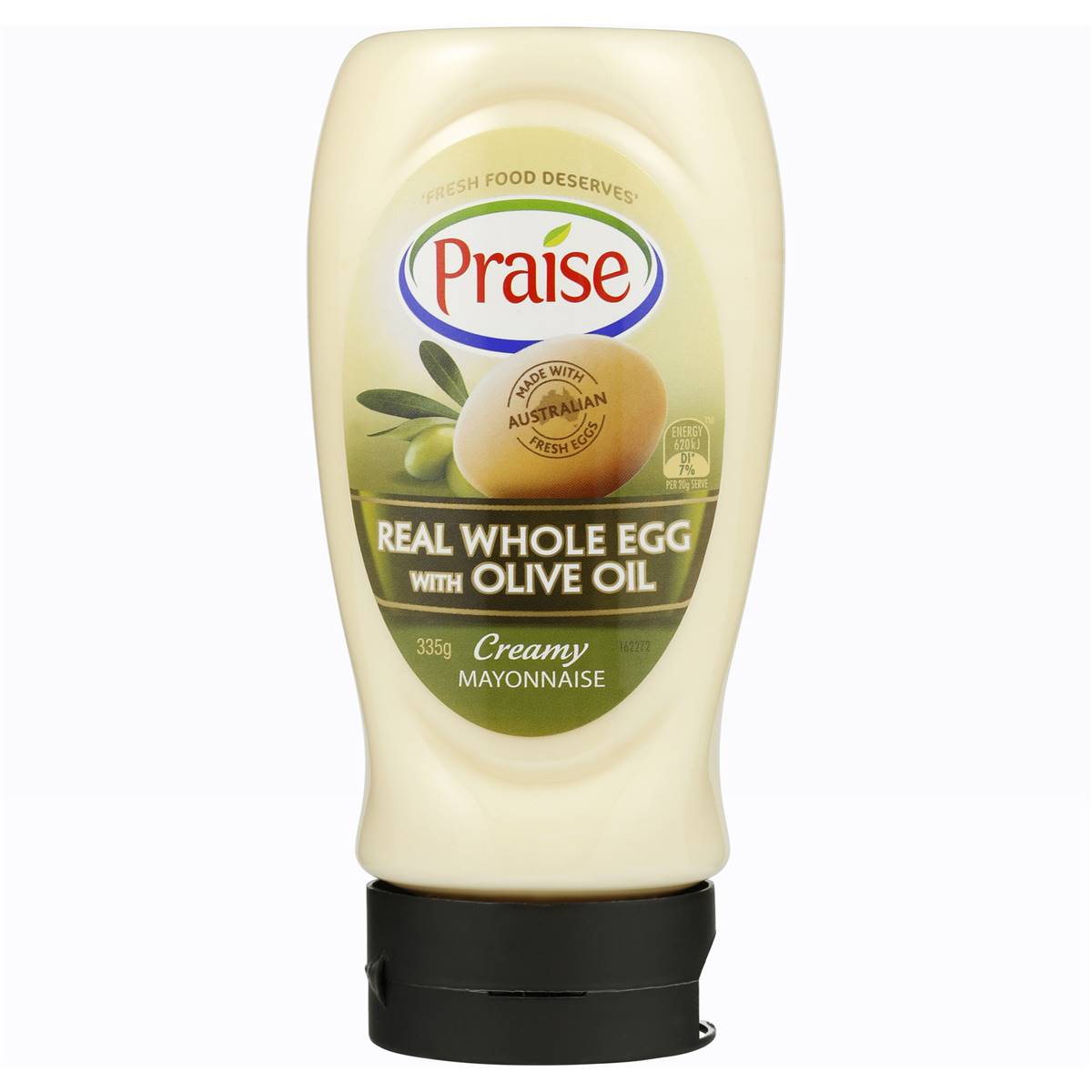 Praise Whole Egg Mayonnaise With Olive Oil 335g Woolworths