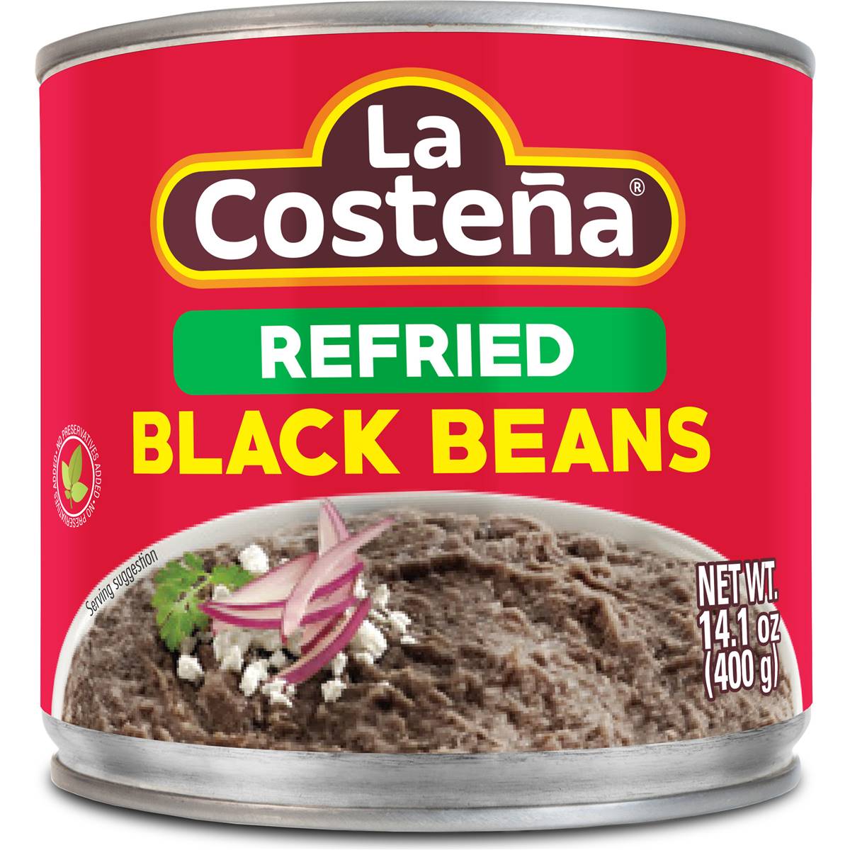 La Costena Mexican Style Refried Black Beans 400g Woolworths