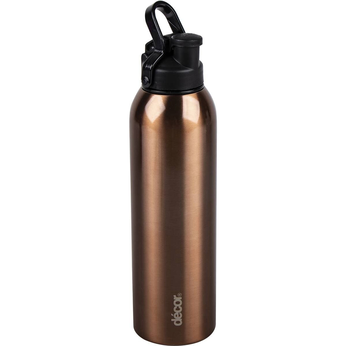 Decor Pumped Graphic Stainless Steel Bottle With Flipseal 750ml Each