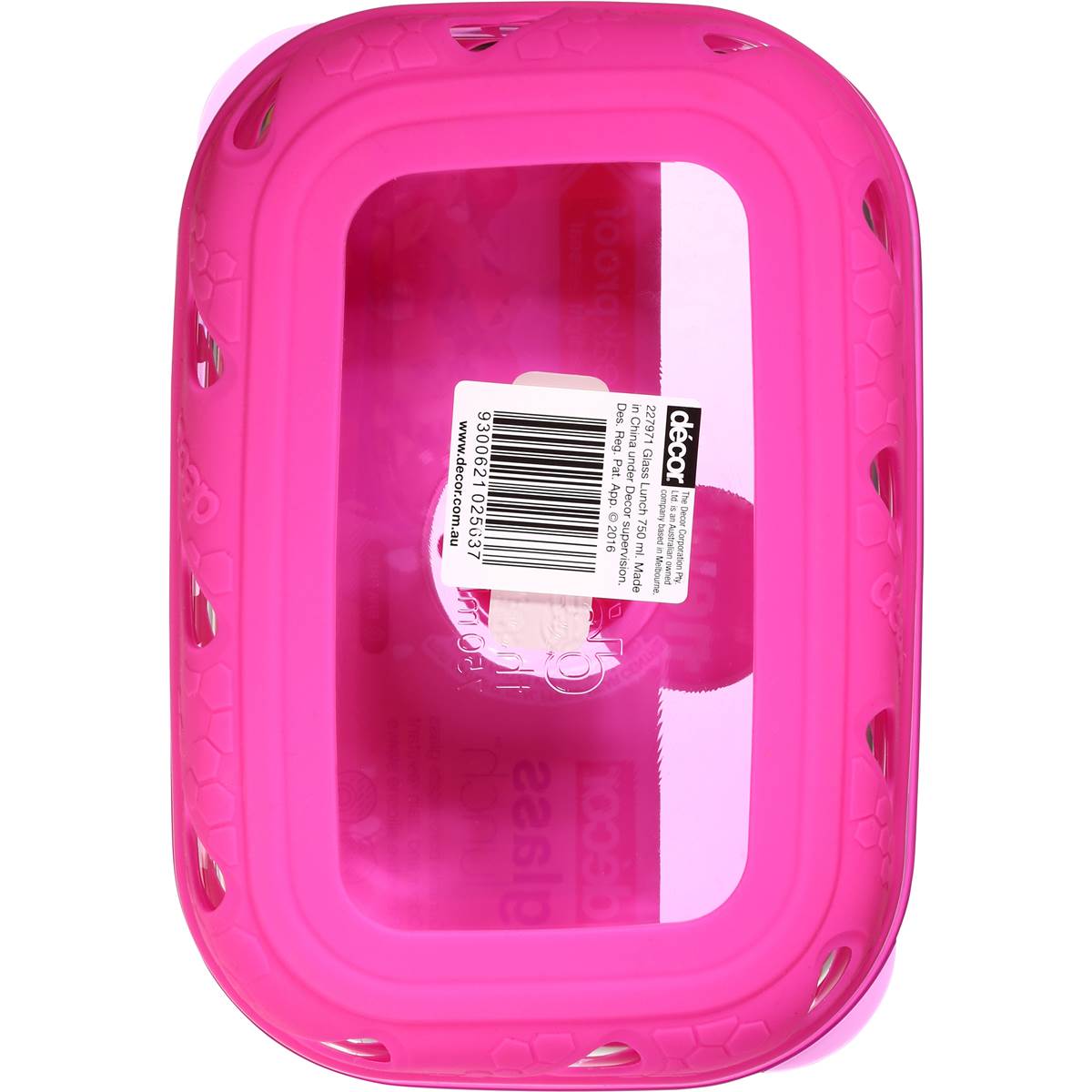 Decor Glass Lunch Container 750ml Each Woolworths