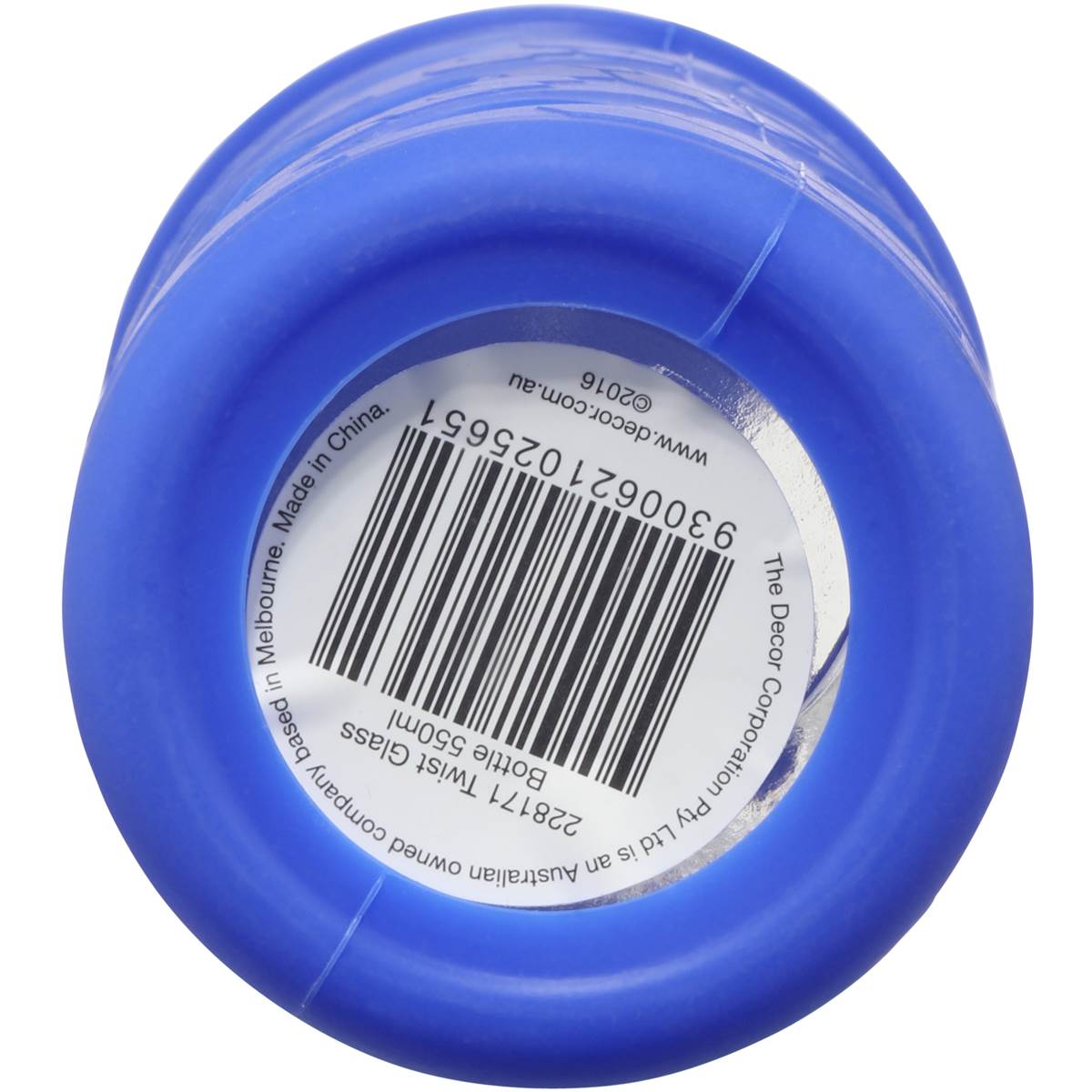 Decor Twist Silicone Glass Bottle 550ml Each Woolworths