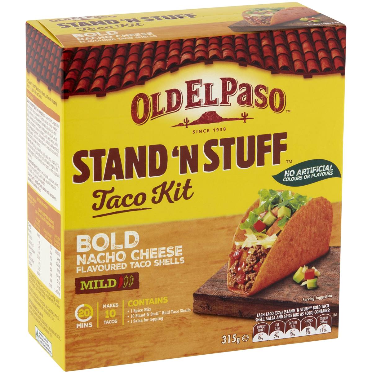 Nacho Cheese Taco Shells Mexican Tacos Old El Paso 59 OFF