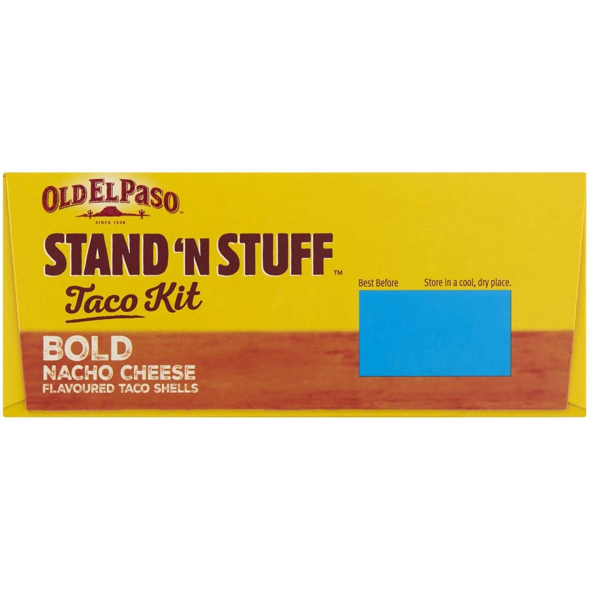 Old El Paso Stand 'n Stuff Bold Nacho Cheese Taco Kit 315g Woolworths