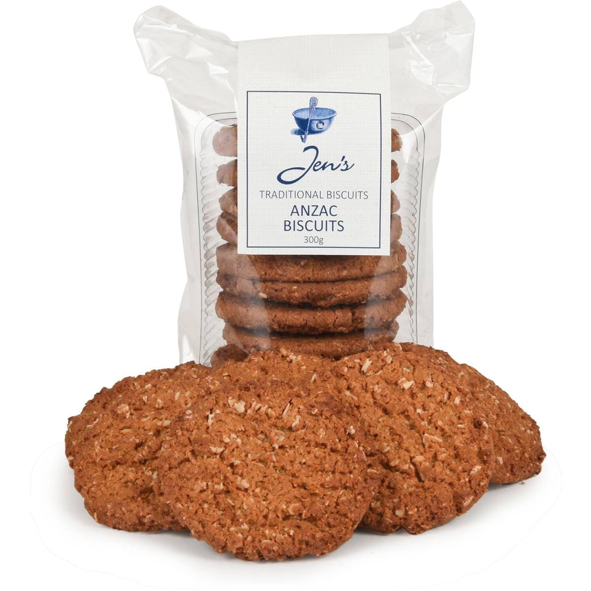 Jen's Anzac Biscuits Biscuits 300g Woolworths