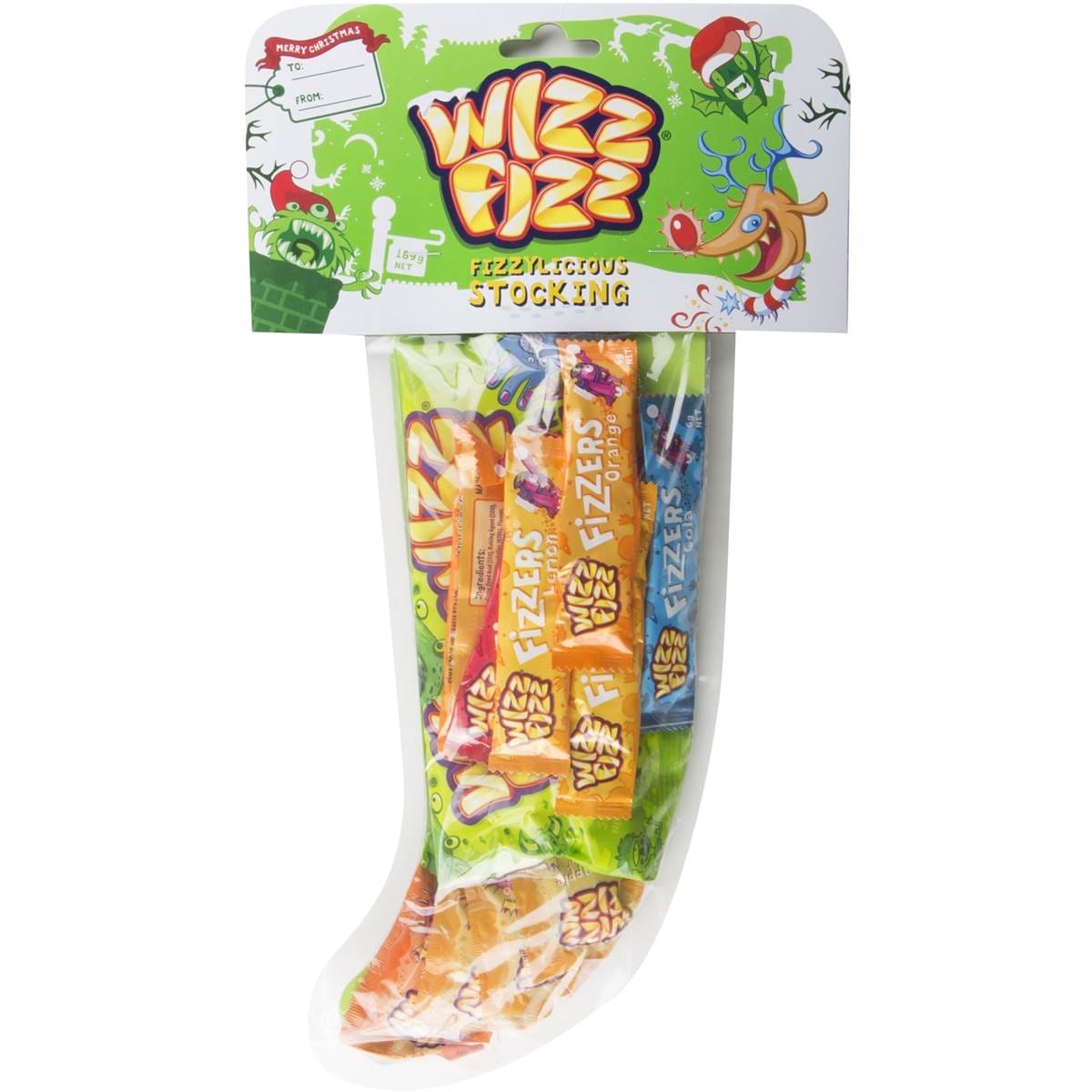 Wizz Fizz Christmas Stocking 189g Woolworths