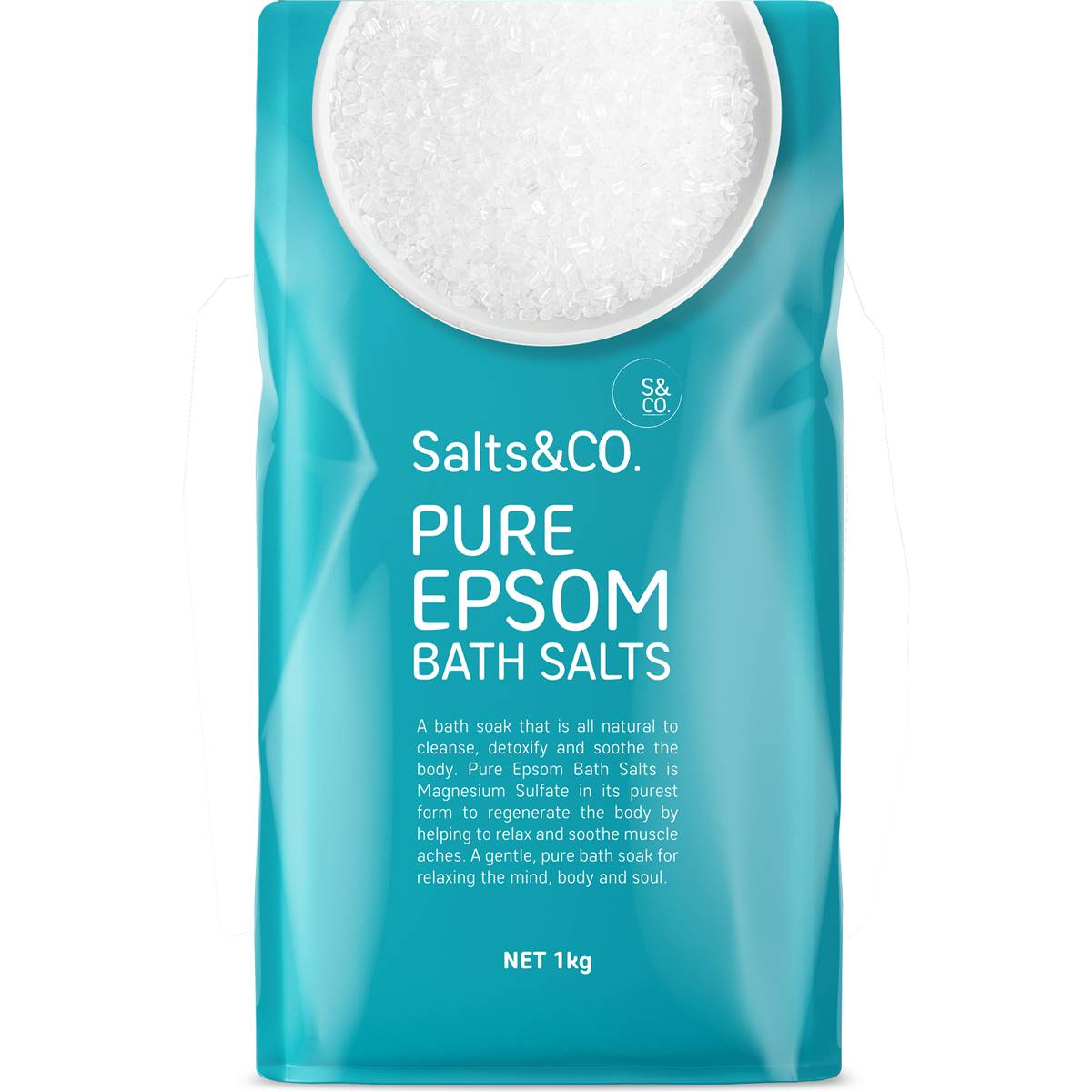 Salts & Co. Pure Epsom Bath Salts 1kg Woolworths