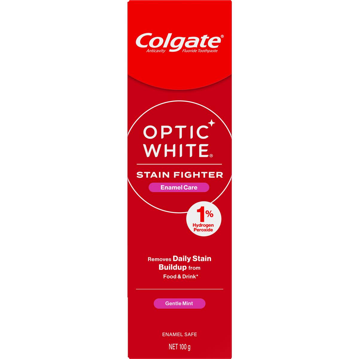 Colgate Optic White Enamel Care Toothpaste 100g | Woolworths