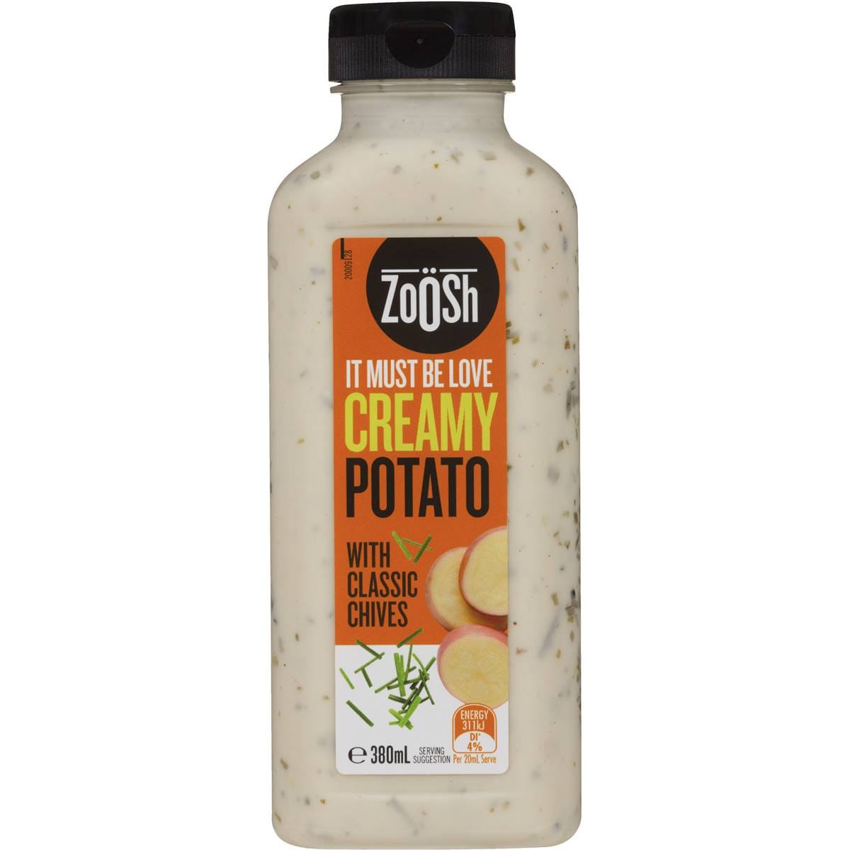 Zoosh Potato Salad Dressing With Chives 380ml Woolworths